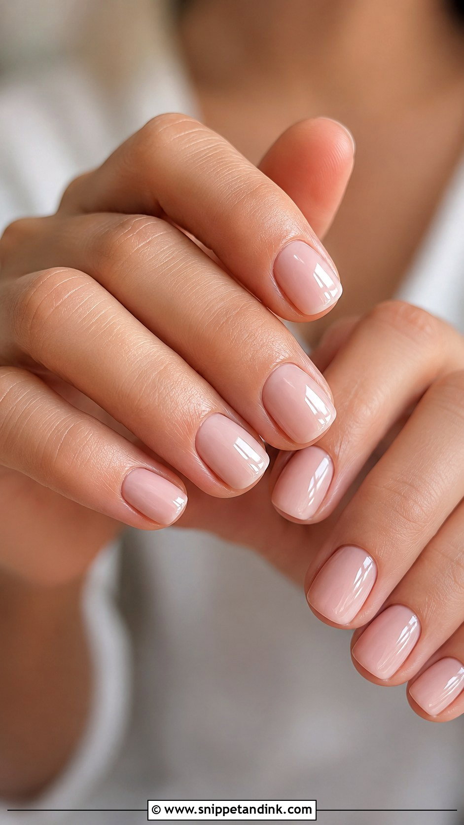 Pearl Chrome Wedding Nails - Snippet and Ink - 20 Simple Wedding Day Nails for Bride