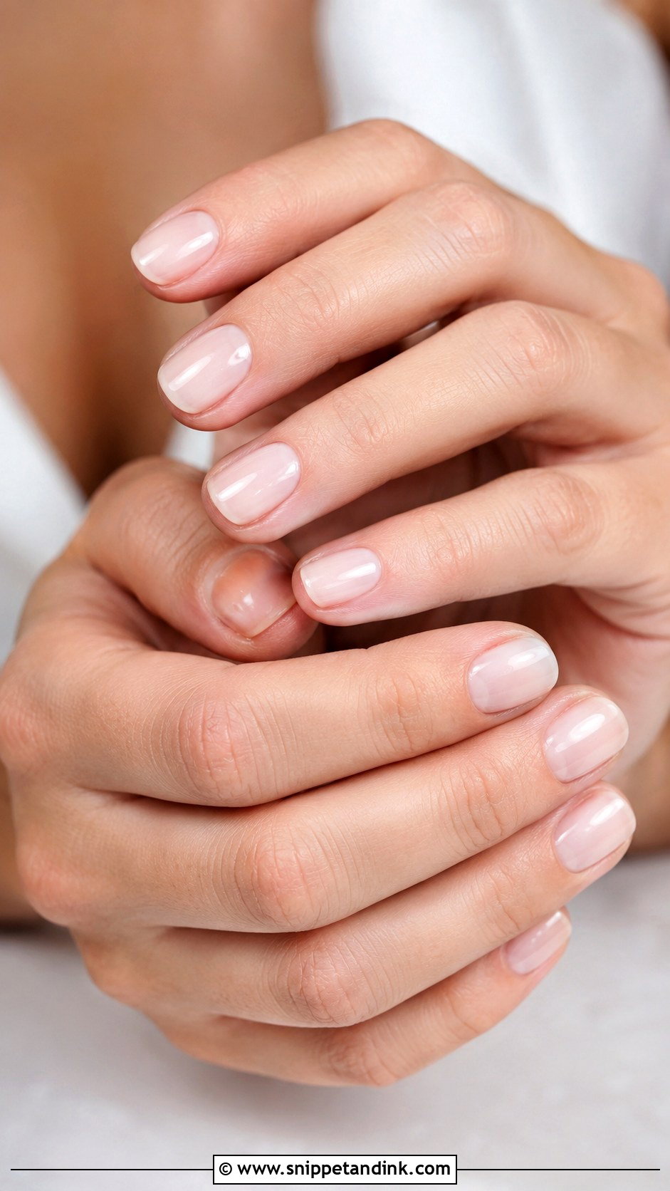 Pearl Chrome Wedding Nails - Snippet and Ink - 20 Simple Wedding Nail Ideas