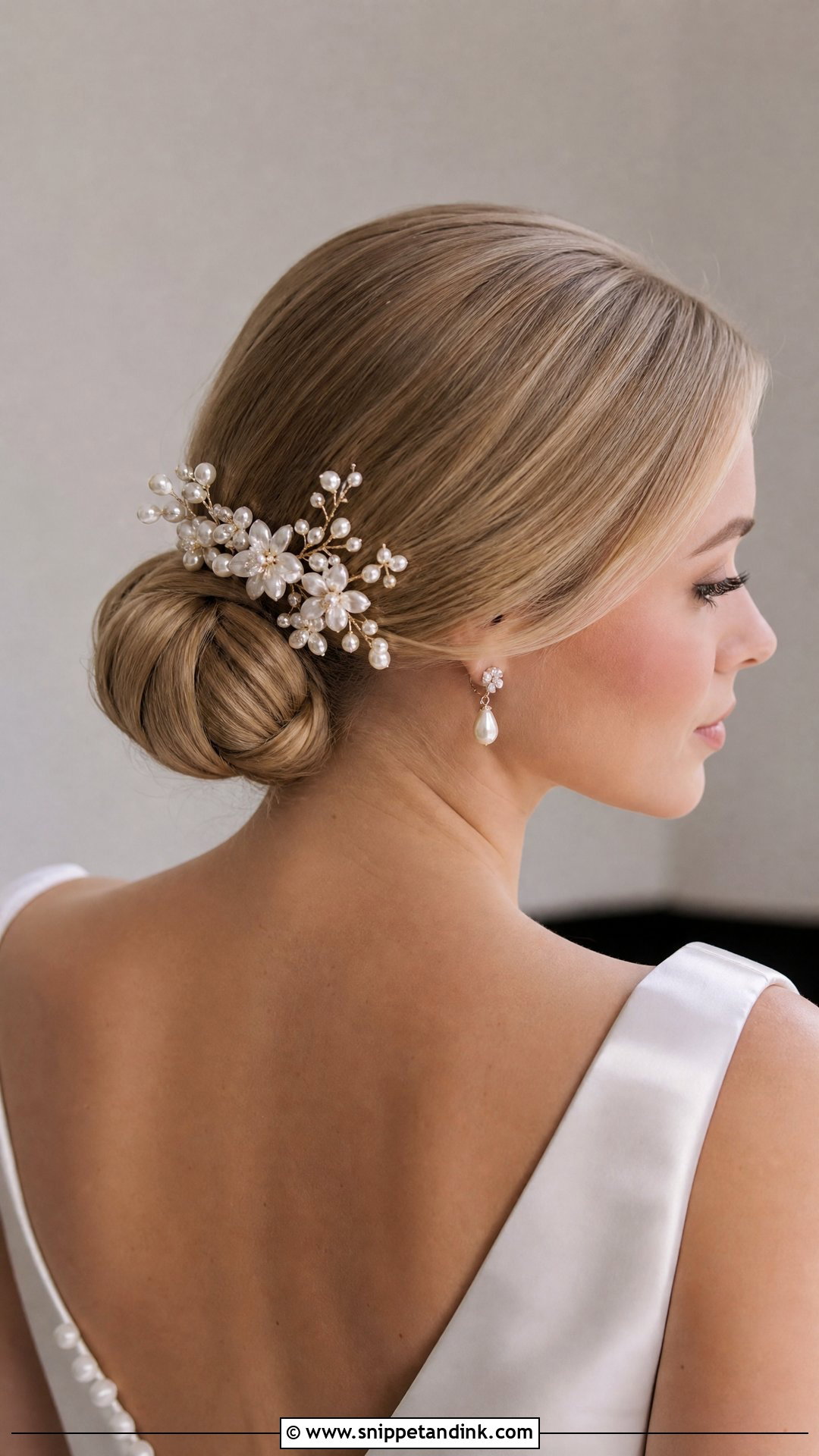 Pearl Floral Bridal Hair Accessories - Snippet and Ink - 15 Floral Bridal Hair Accessories