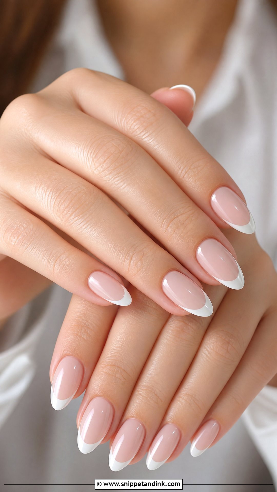 Pearl French Tip Nails - Snippet and Ink - 25 Classy Nails for Wedding Guest