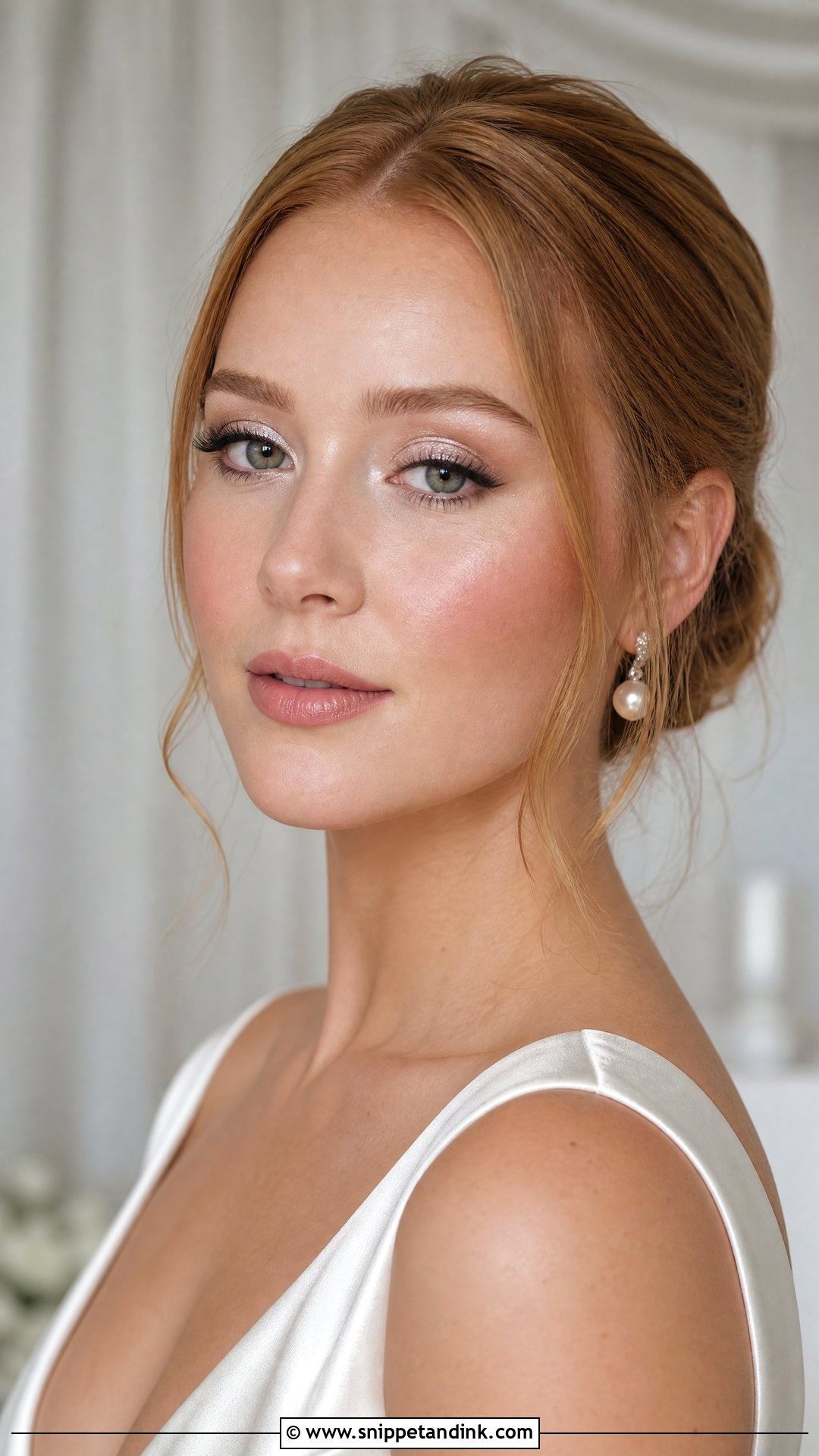 Pearl Glitter Wedding Makeup - Snippet and Ink - 20 Wedding Makeup Glitter Ideas