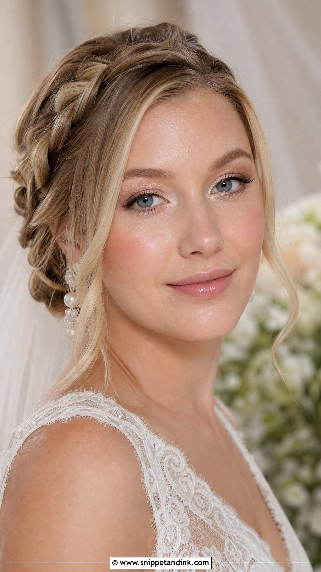 Pearl Glow Bridal Makeup - Snippet and Ink - 25 Glam Bridal Makeup Ideas