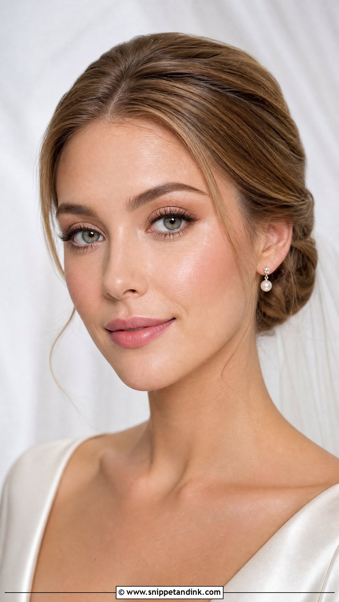 Pearl Glow Bridal Makeup - Snippet and Ink - 20 Classy Bridal Makeup Ideas