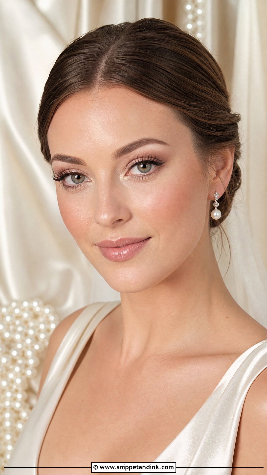Pearl Glow Wedding Makeup - Snippet and Ink - 25 Soft Glowy Wedding Makeup Ideas