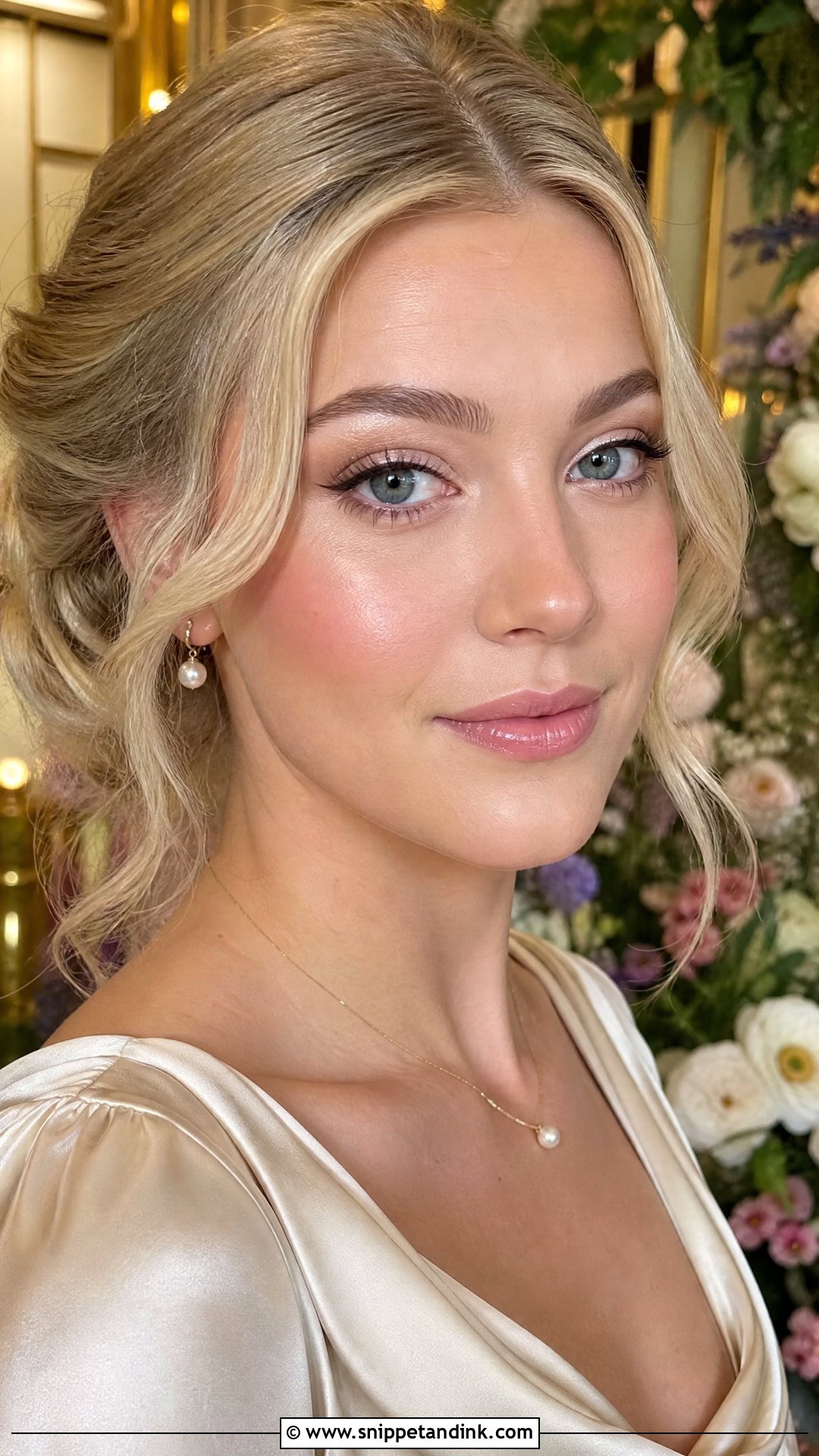 Pearl Glow Wedding Makeup - Snippet and Ink - 25 Spring Wedding Makeup Ideas