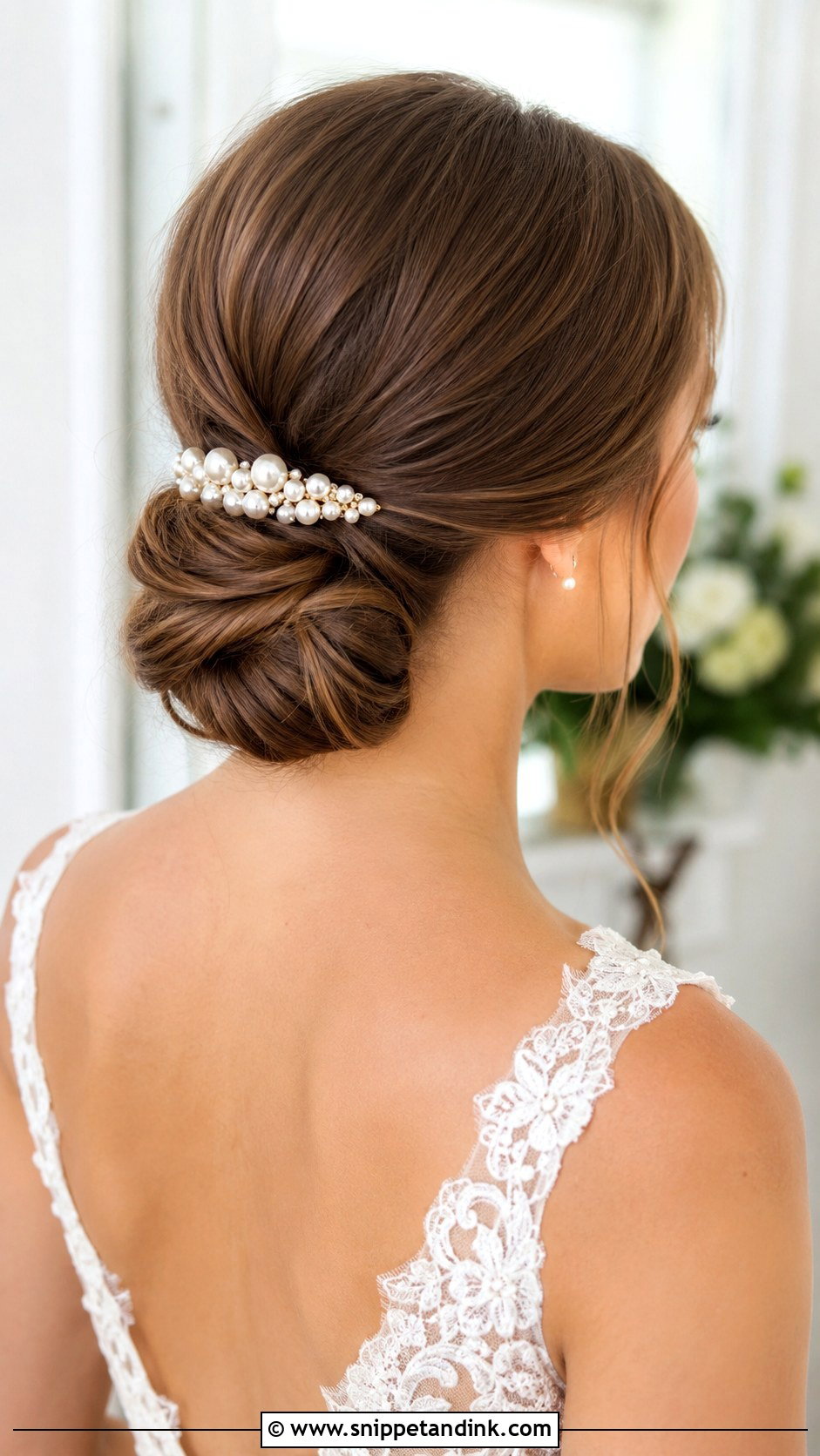 Pearl Hair Clip for Updo - Snippet and Ink - 20 Bridal Hair Clips Ideas