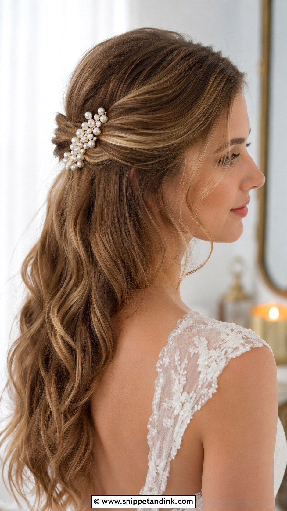 Pearl Hair Clip - Snippet and Ink - 25 Wedding Hair Pieces