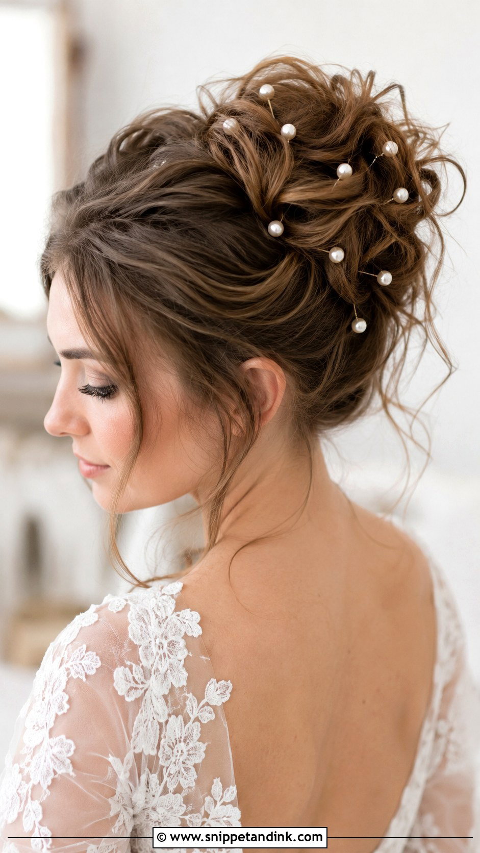 Pearl Hair Pin Set - Snippet and Ink - 20 Bridal Hair Clip Ideas