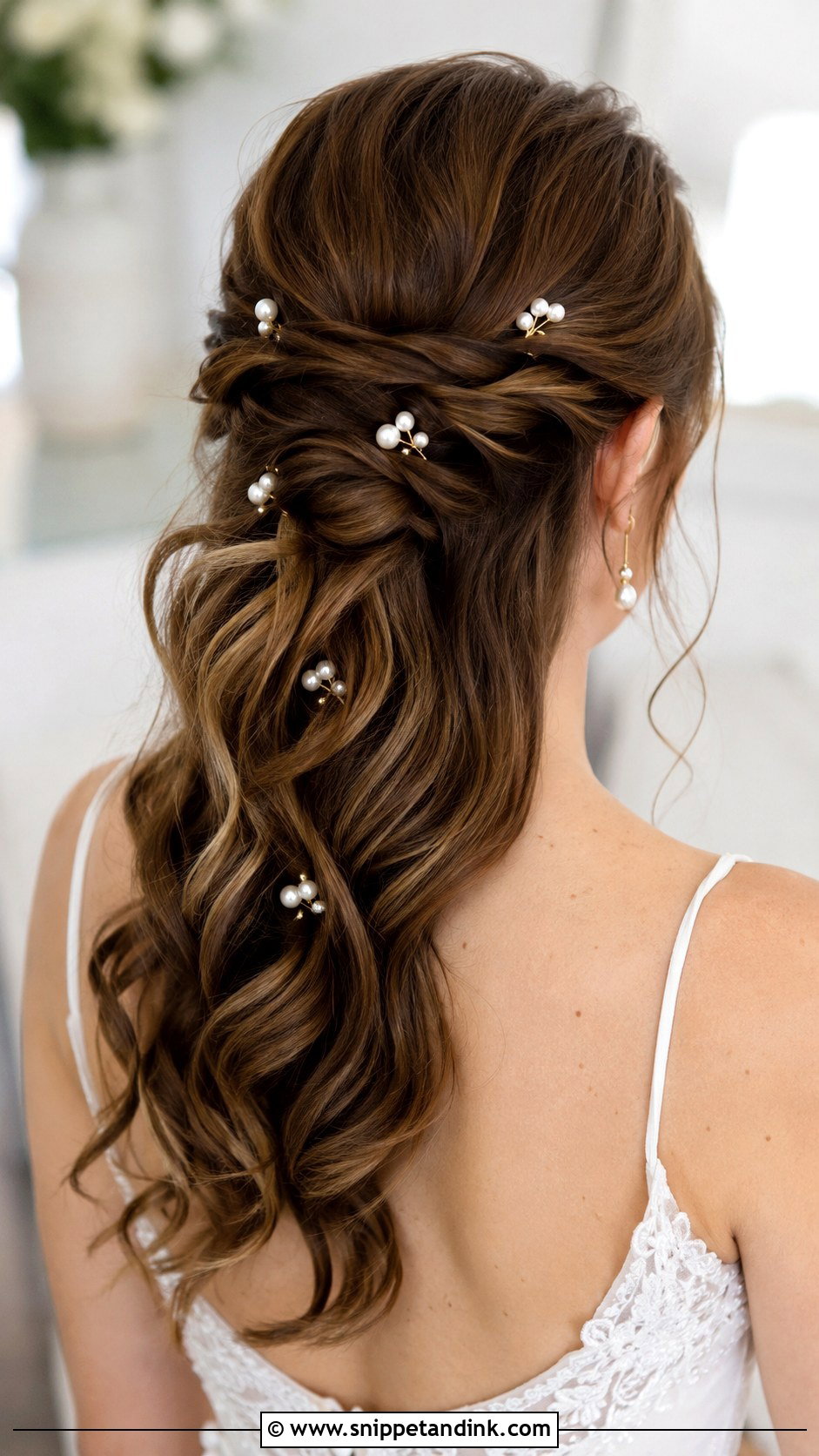Pearl Hair Pins Set - Snippet and Ink - 25 Wedding Hair Pieces