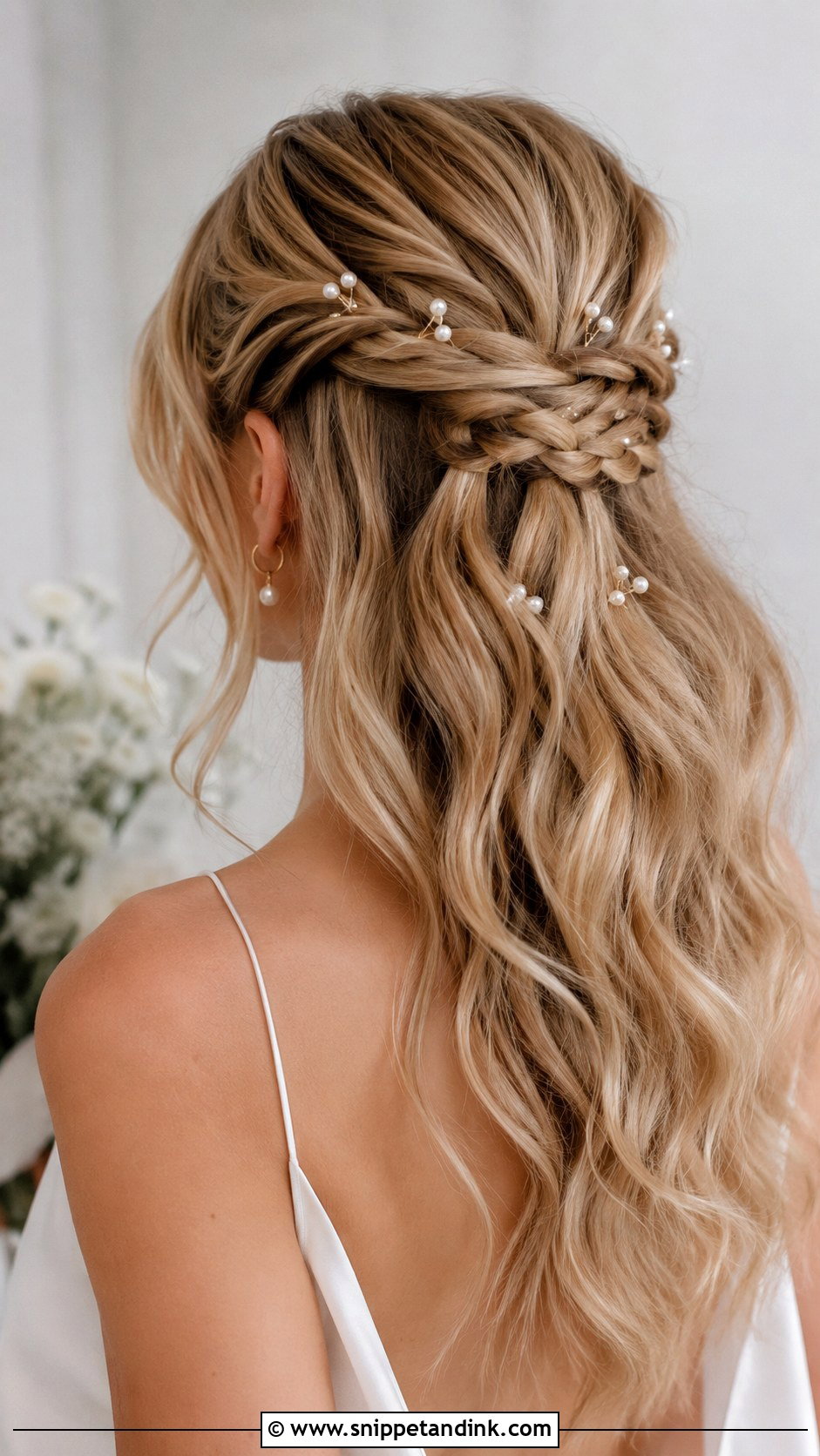 Pearl Hair Pins Set - Snippet and Ink - 20 Bride Hair Piece Ideas