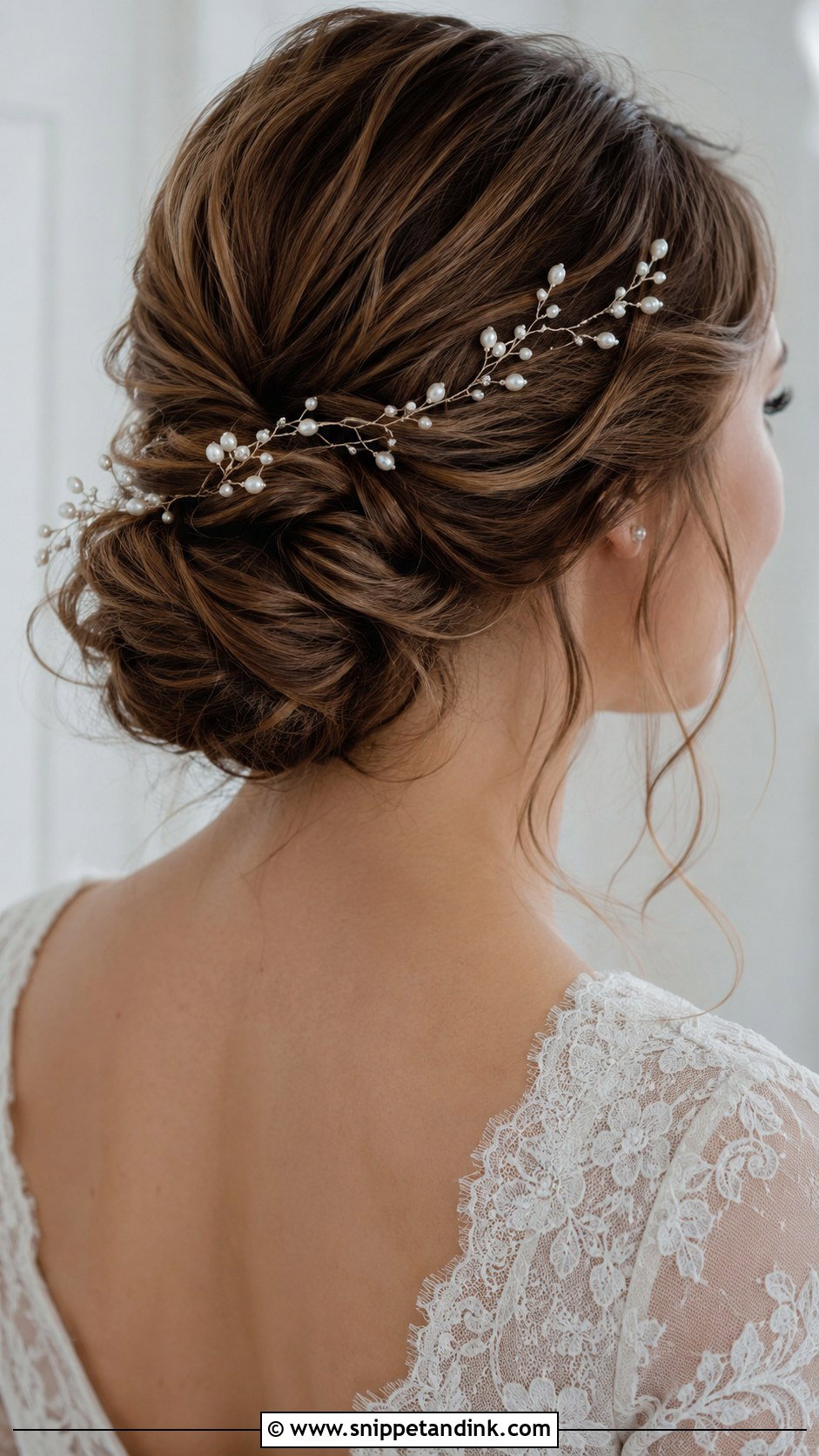 Pearl Hair Vine for Updos - Snippet and Ink - 20 Bridal Hair Jewelry Ideas