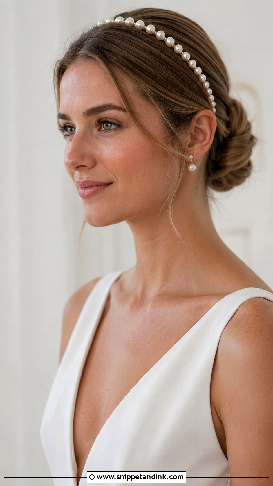 Pearl Headband - Snippet and Ink - 25 Bridal Hair Pieces