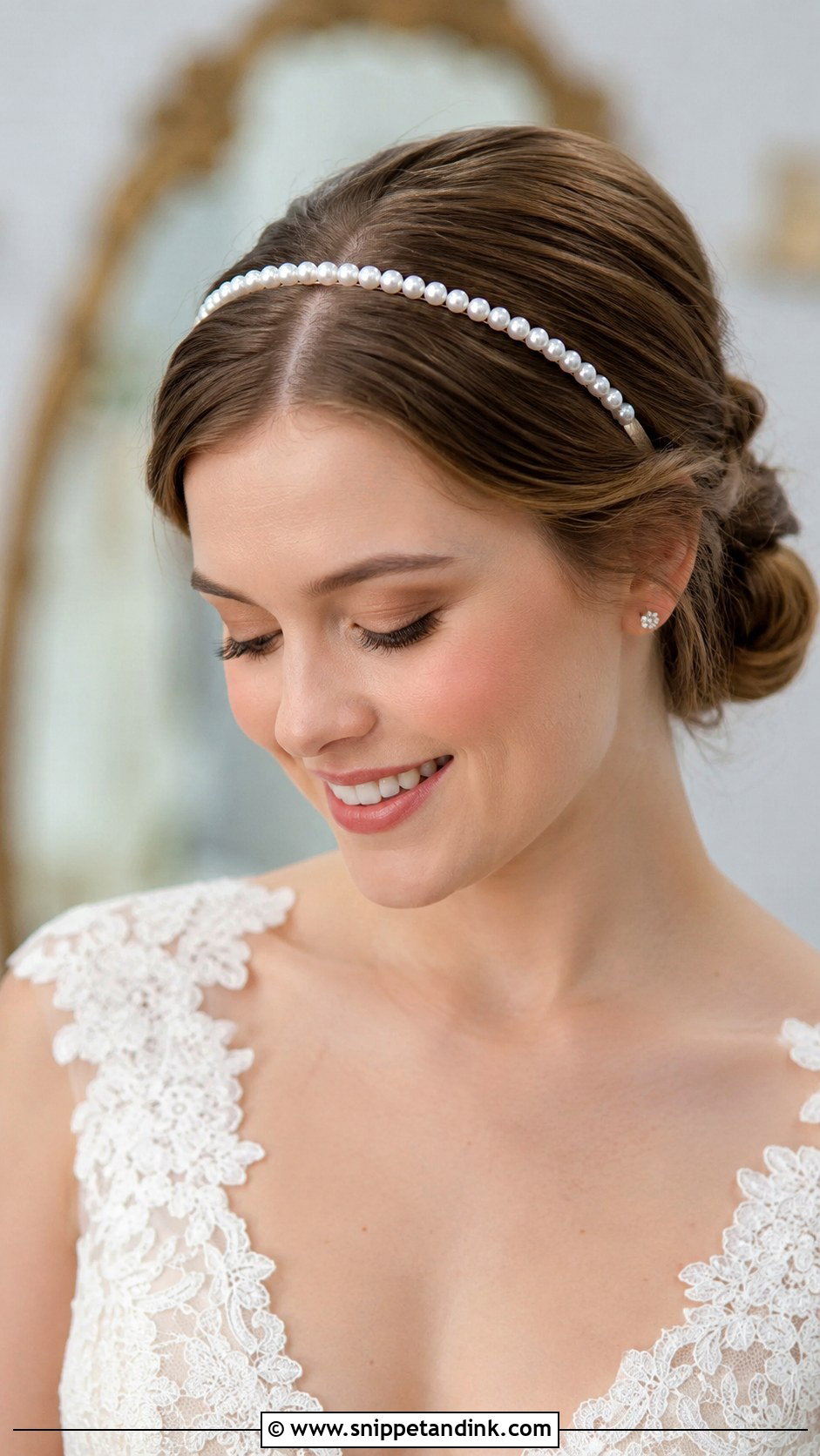 Pearl Headband - Snippet and Ink - 30 Bridal Hair Accessories
