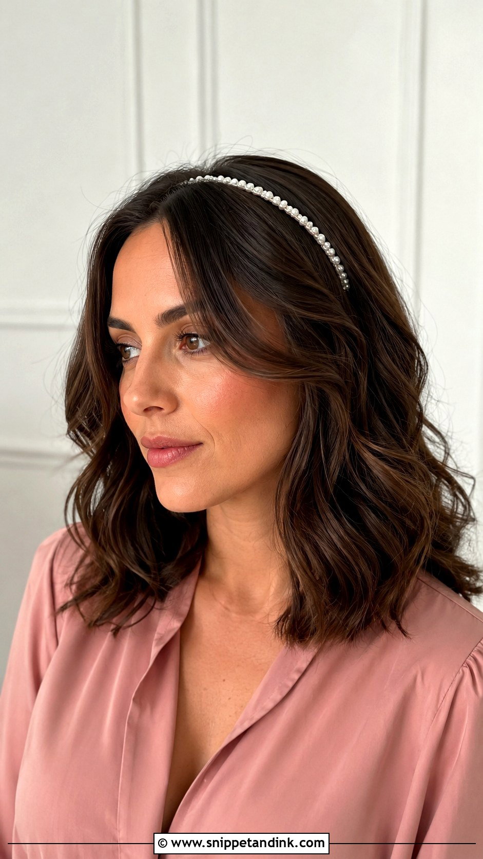 Pearl Headband Waves - Snippet and Ink - 15 Valentines Hair Accessories