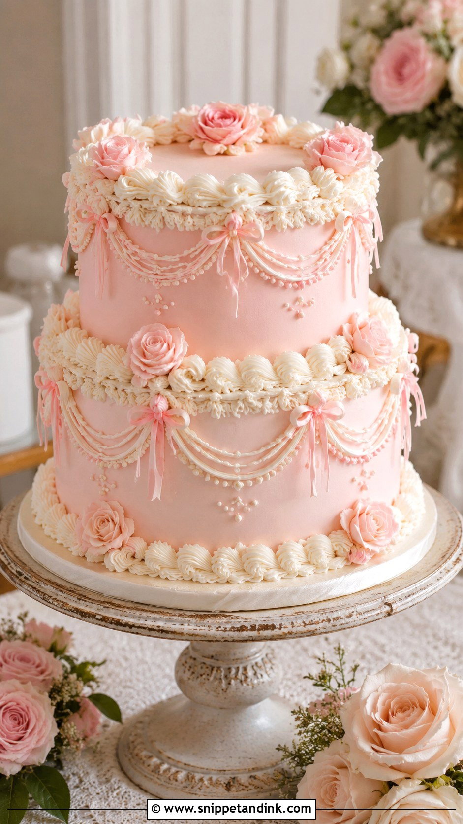 Pearl Lambeth Wedding Cake - Snippet and Ink - 25 Lambeth Style Wedding Cakes