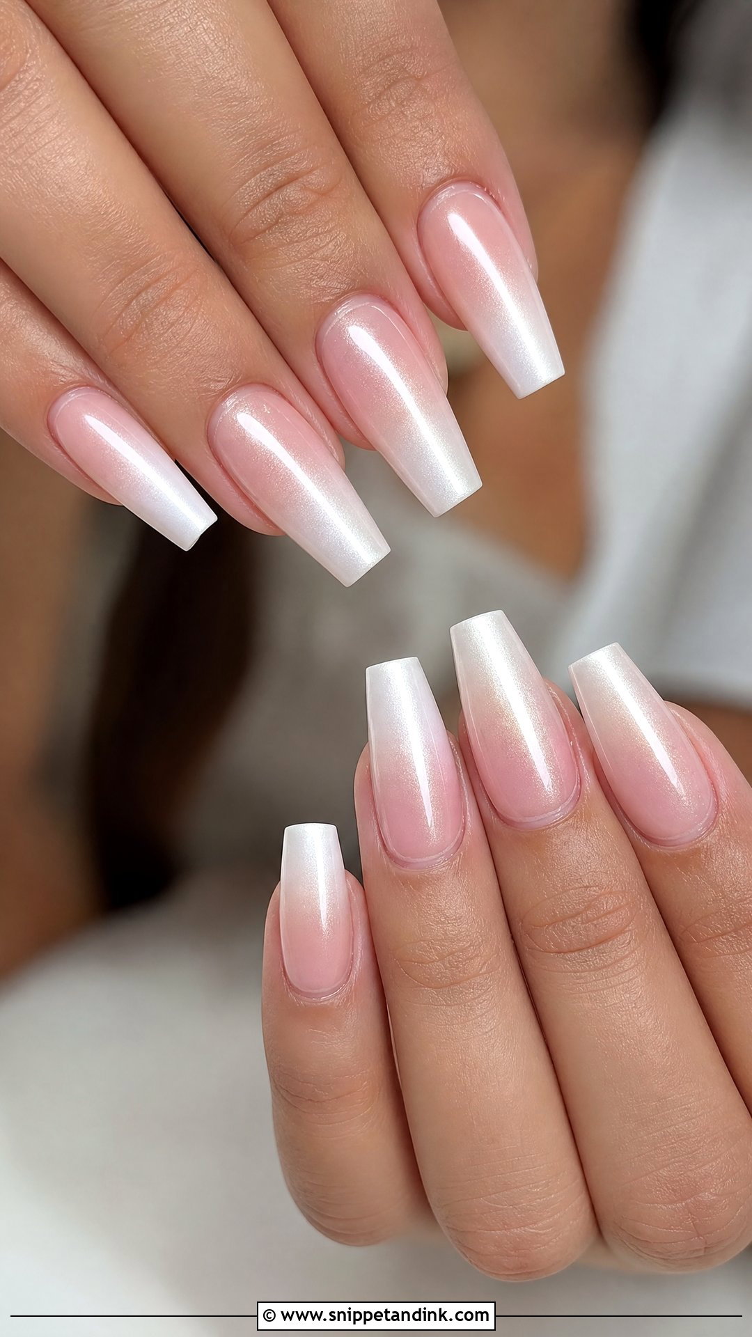 Pearl Ombre Wedding Nails - Snippet and Ink - 25 Pearl Wedding Nails
