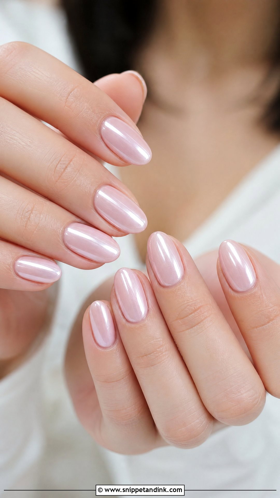 Pearl Oval Wedding Nails - Snippet and Ink - 25 Pearl Wedding Nails