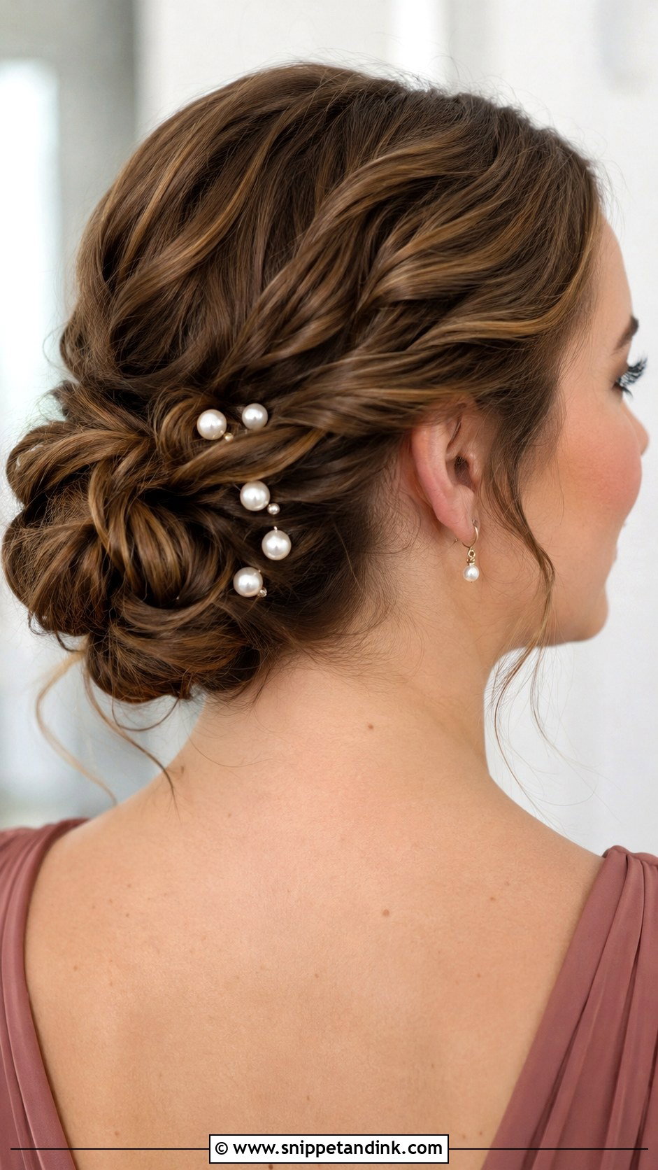 Pearl Pin Updo Wedding Guest Hair - Snippet and Ink - 20 Hair Updos Wedding Guest