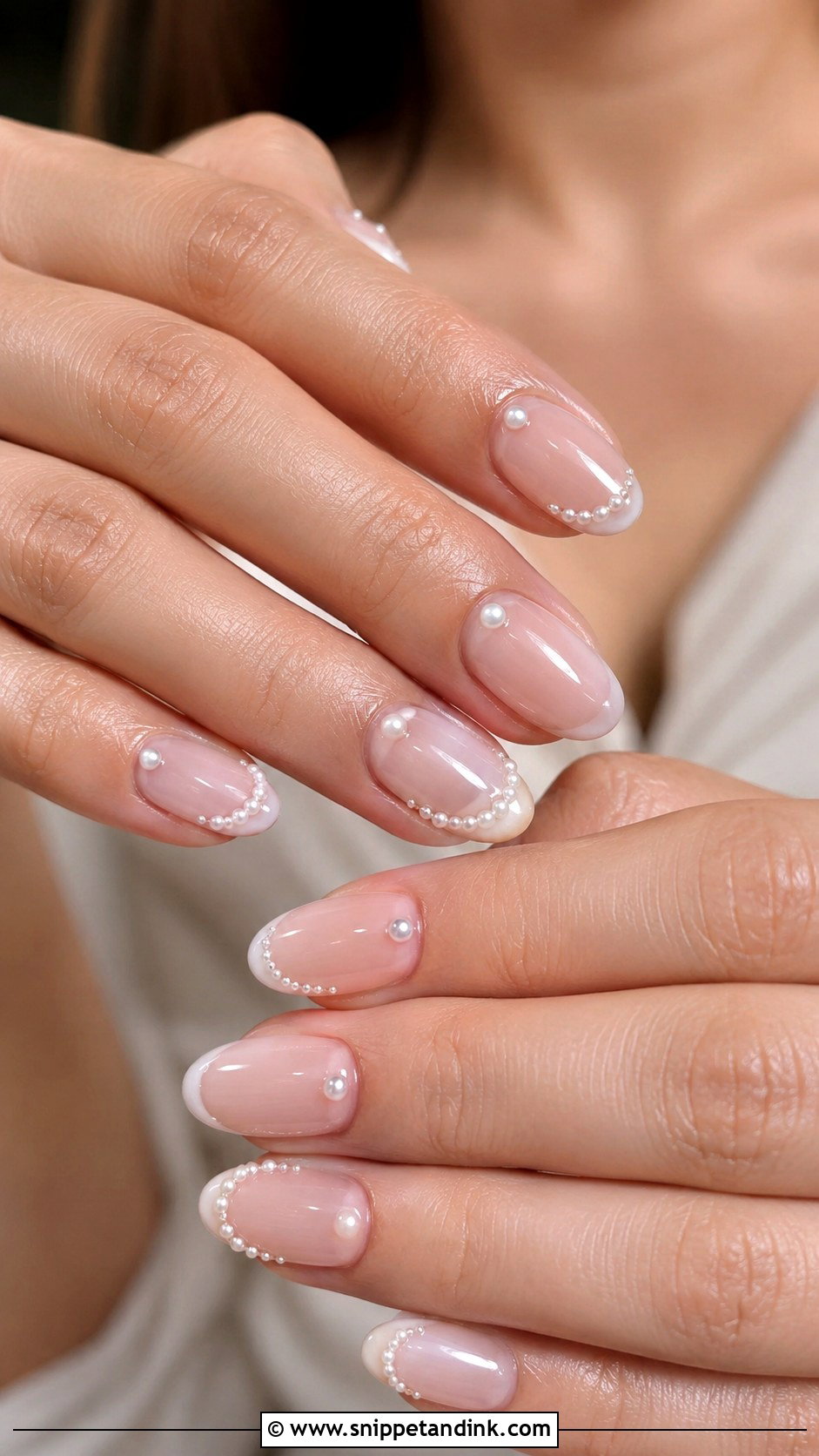 Pearl Vintage Wedding Nails - Snippet and Ink - 20 Vintage Wedding Nails