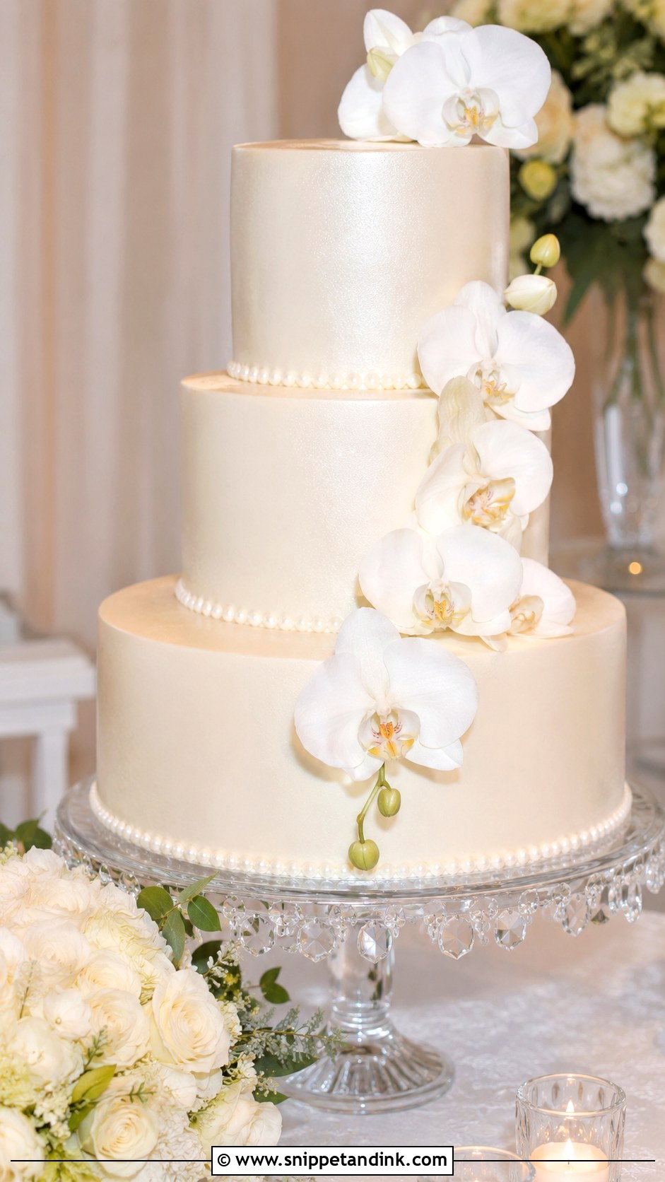 Pearl Wedding Cake - Snippet and Ink - 20 Most Beautiful Wedding Cakes