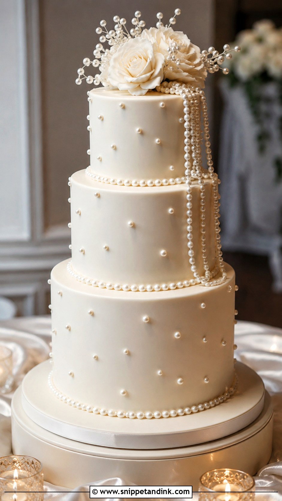 Pearl Wedding Cake - Snippet and Ink - 25 Wedding Cake Gif