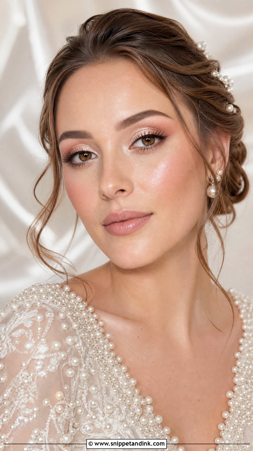Pearl Wedding Eye Makeup - Snippet and Ink - 20 Wedding Makeup Eyes