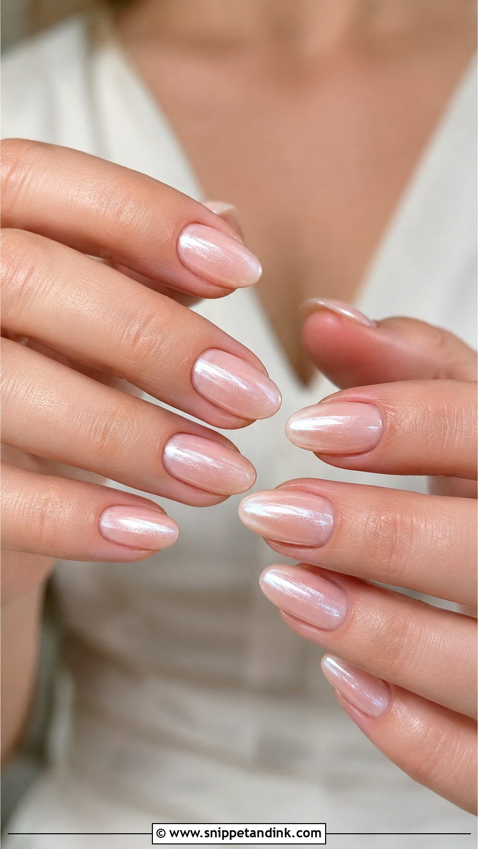 Pearl Wedding Guest Nails - Snippet and Ink - 20 Simple Nails for Wedding Guest