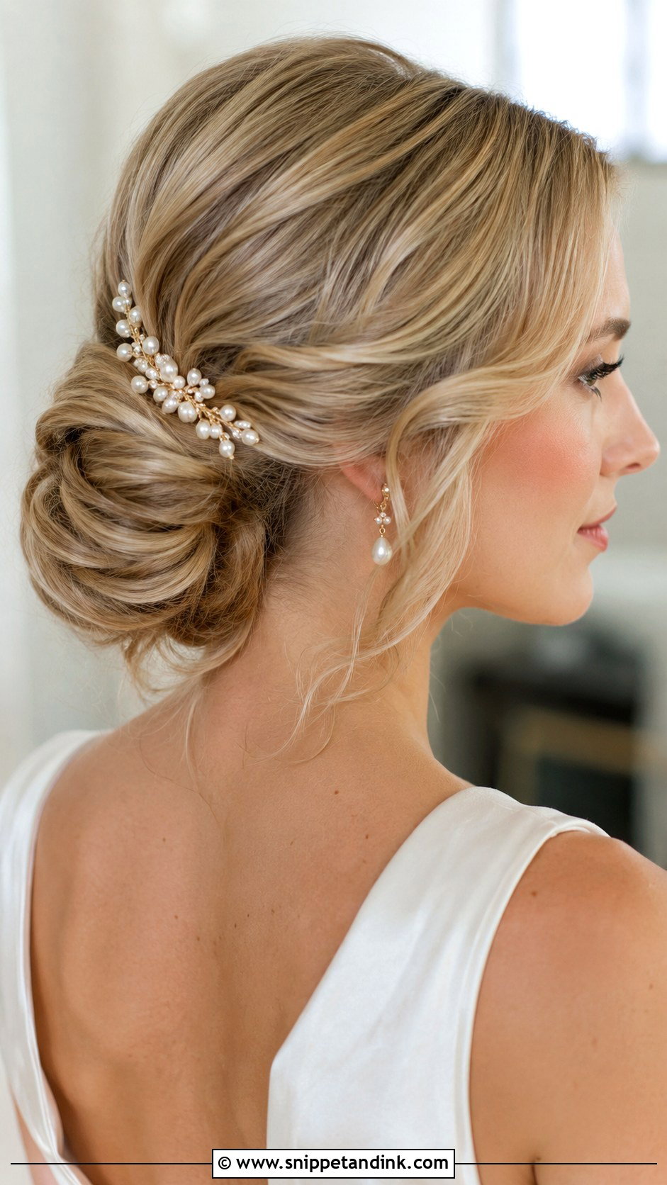 Pearl Wedding Hair Clip - Snippet and Ink - 15 Wedding Hair Clip Ideas