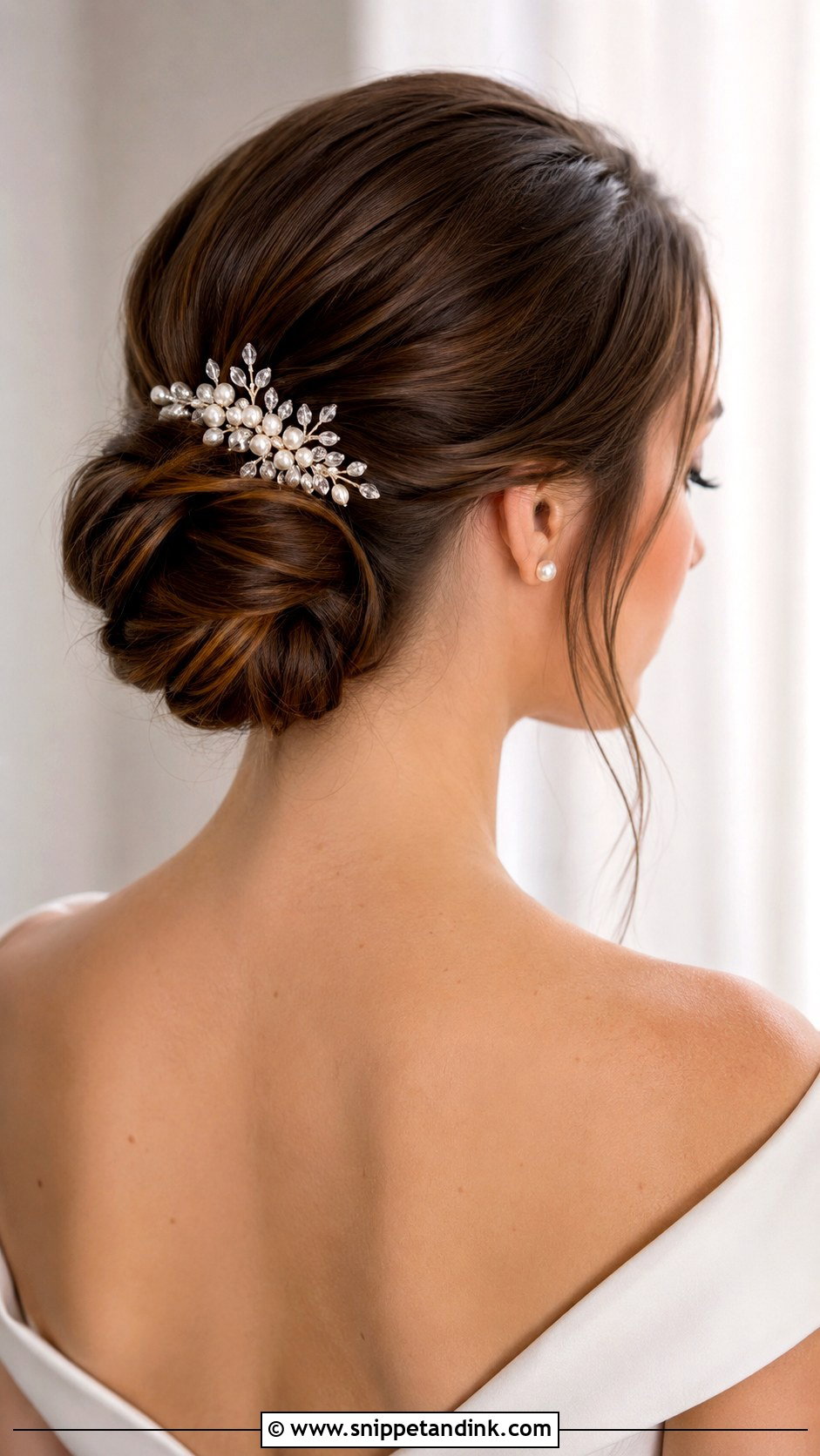 Pearl Wedding Hair Comb - Snippet and Ink - 15 Pearl Wedding Hair Pieces