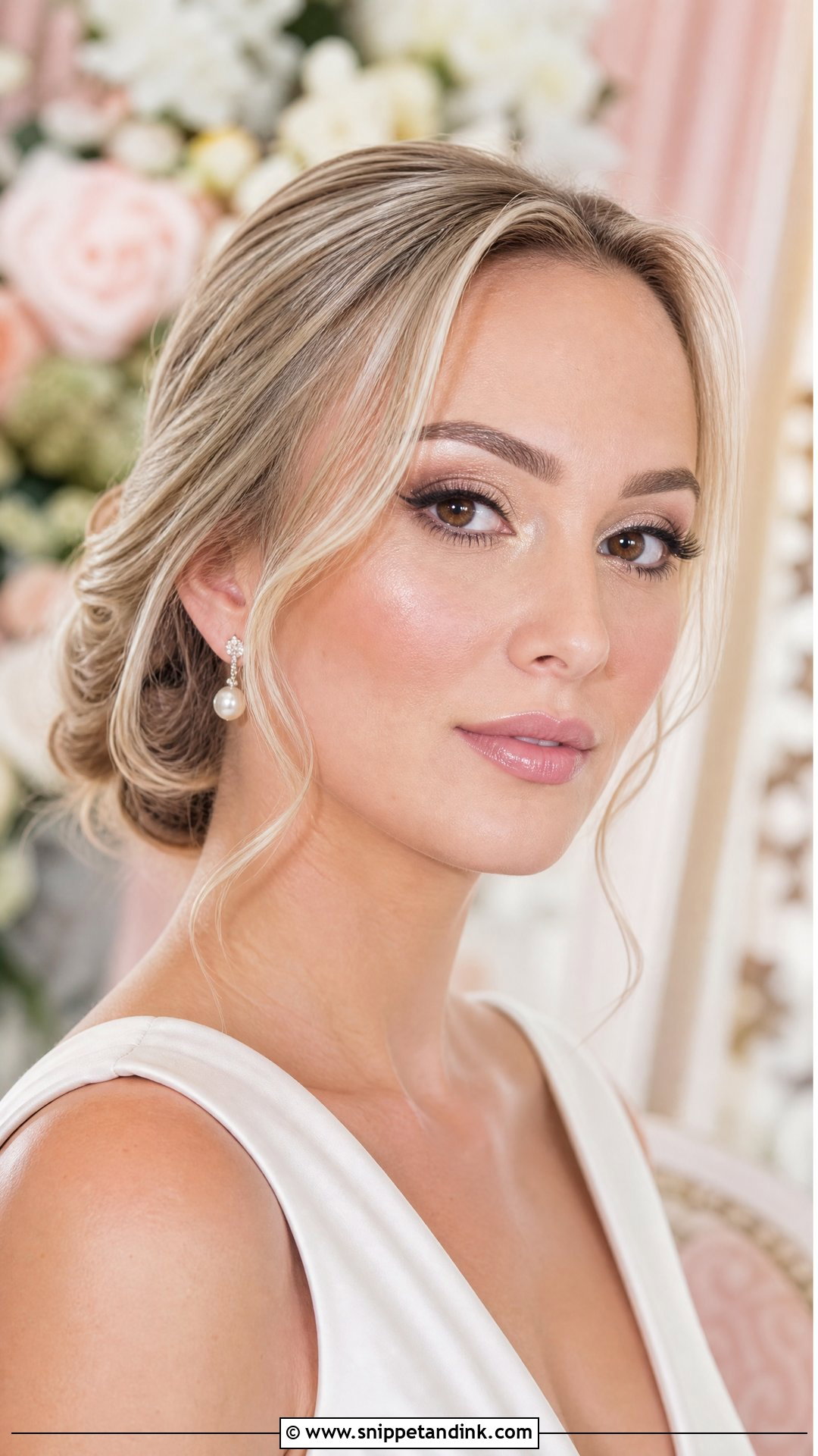 Pearl Wedding Makeup - Snippet and Ink - 20 Wedding Makeup 2025 Trends