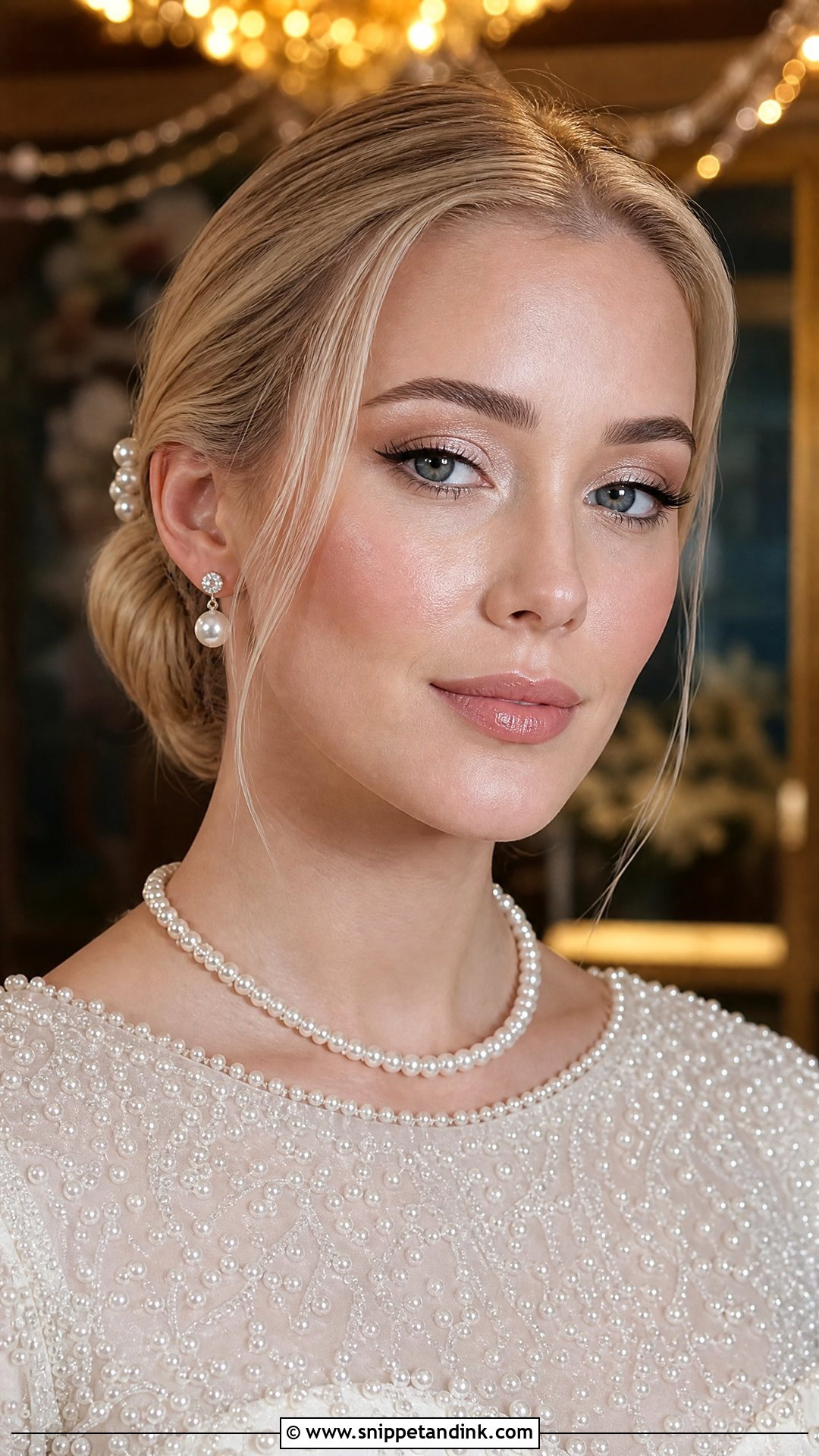 Pearl Wedding Makeup - Snippet and Ink - 20 Fantasy Wedding Makeup Ideas