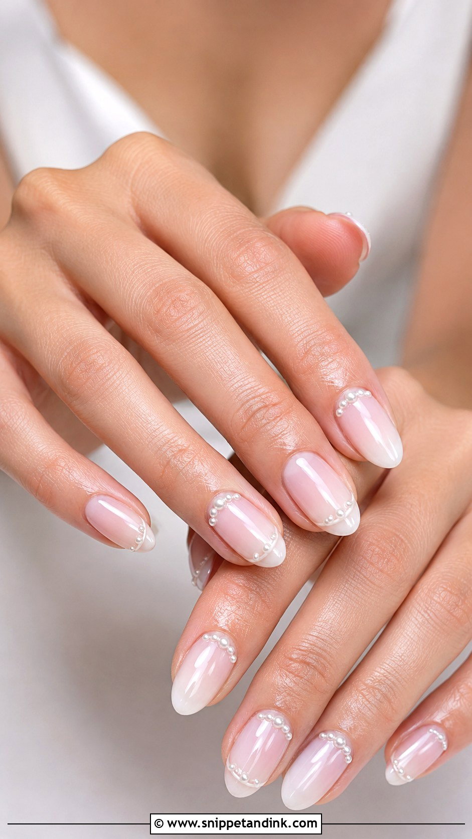 Pearl Wedding Nails - Snippet and Ink - 20 Elegant Nails for Wedding