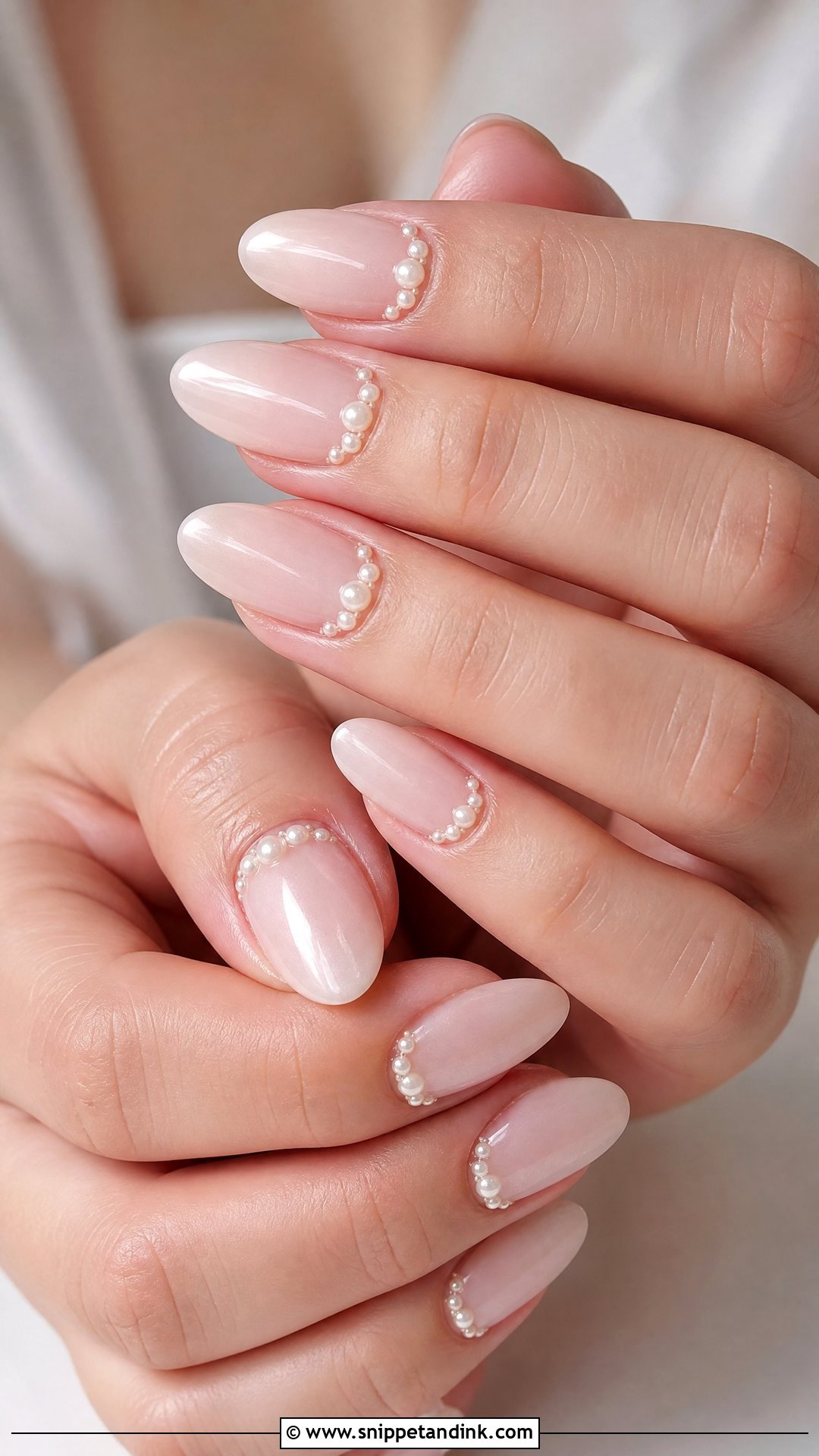 Pearl Wedding Nails - Snippet and Ink - 25 Best Wedding Nails