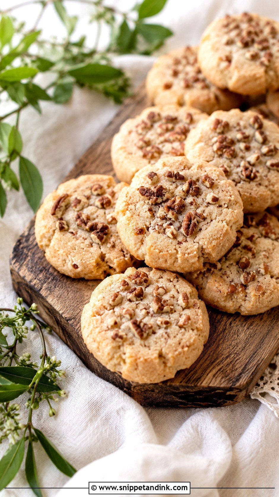 Pecan Sandies - Snippet and Ink - 20 Vintage Wedding Cookies