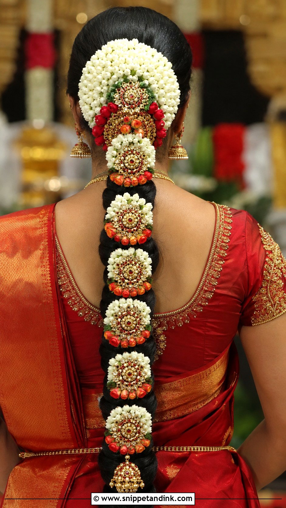 Pellipoolajada Decorated Braid - Snippet and Ink - 25 South Indian Wedding Braids Hairstyles
