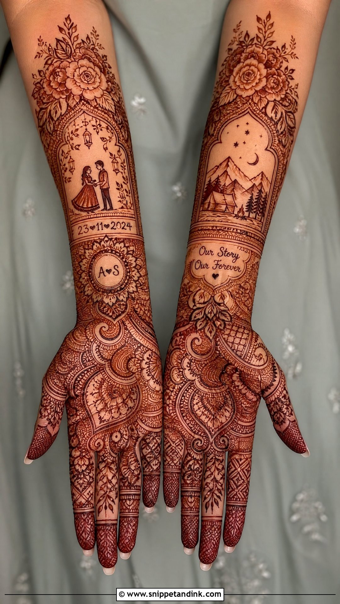 Personalized Bridal Mehendi - Snippet and Ink - 30 Mehendi Looks for Bride