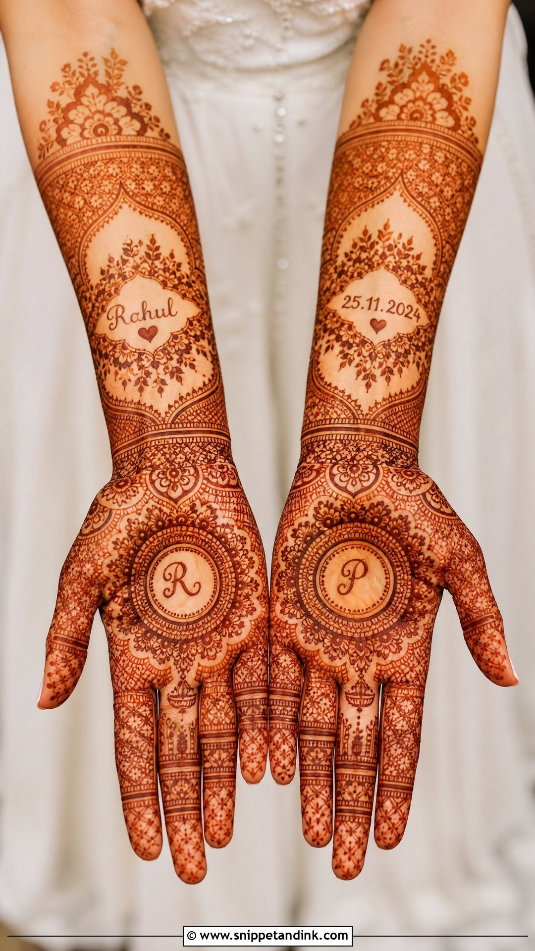 Personalized Bridal Mehndi - Snippet and Ink - 25 Bridal Mehndi Mehendi Designs for Bride