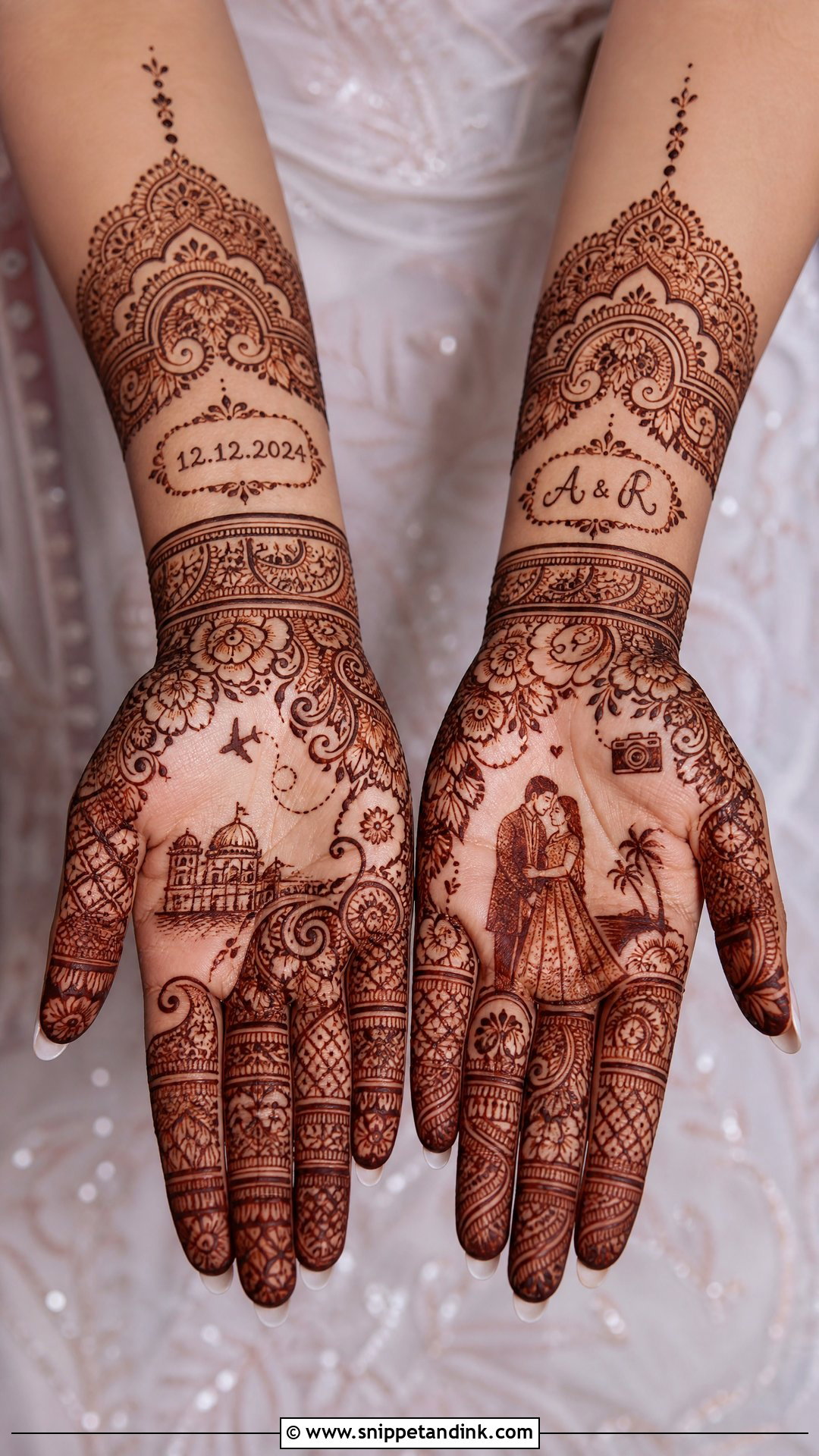 Personalized Bridal Mehndi Design - Snippet and Ink - 25 Bridal Mehndi Designs Indian Weddings