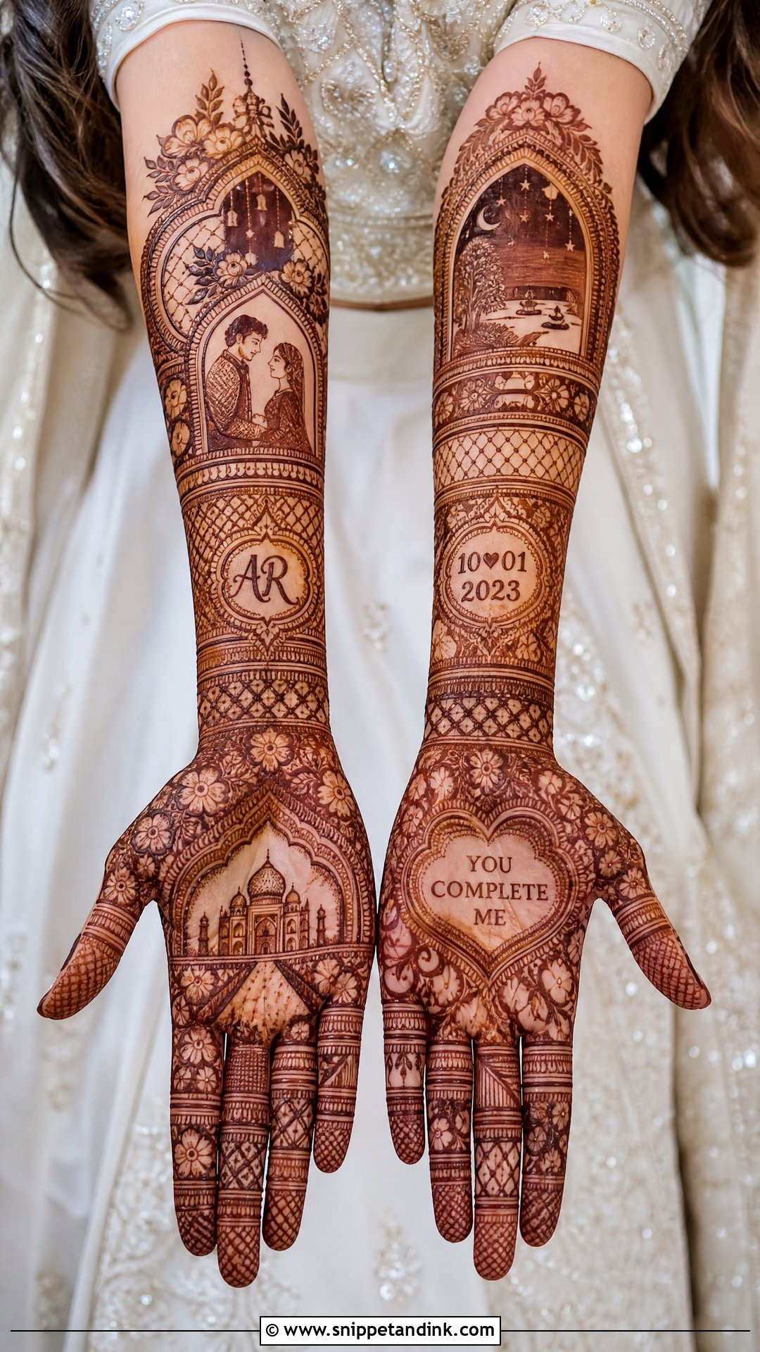Personalized Bridal Mehndi Design - Snippet and Ink - 25 Bride Mehndi Designs Indian Weddings
