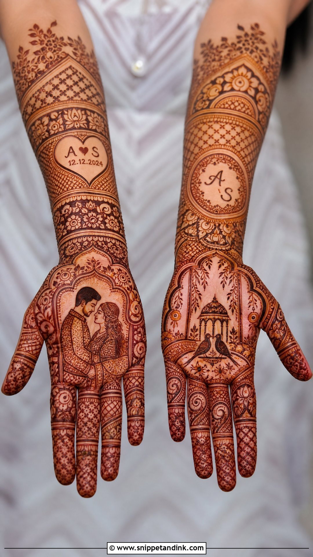 Personalized Bridal Mehndi Design - Snippet and Ink - 20 Bridal Mehndi Design Indian Weddings Ideas