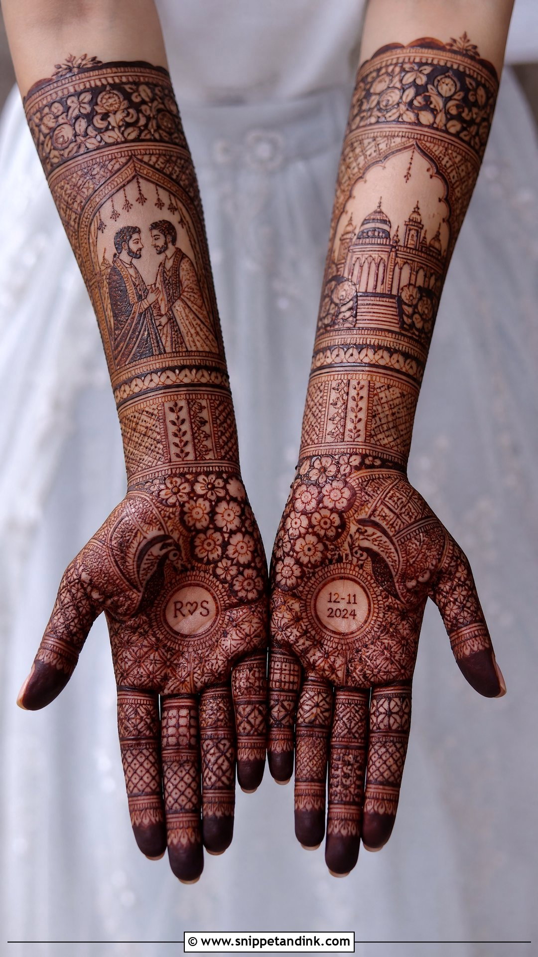 Personalized Bridal Mehndi Design - Snippet and Ink - 20 Bridal Mehndi Designs Brides