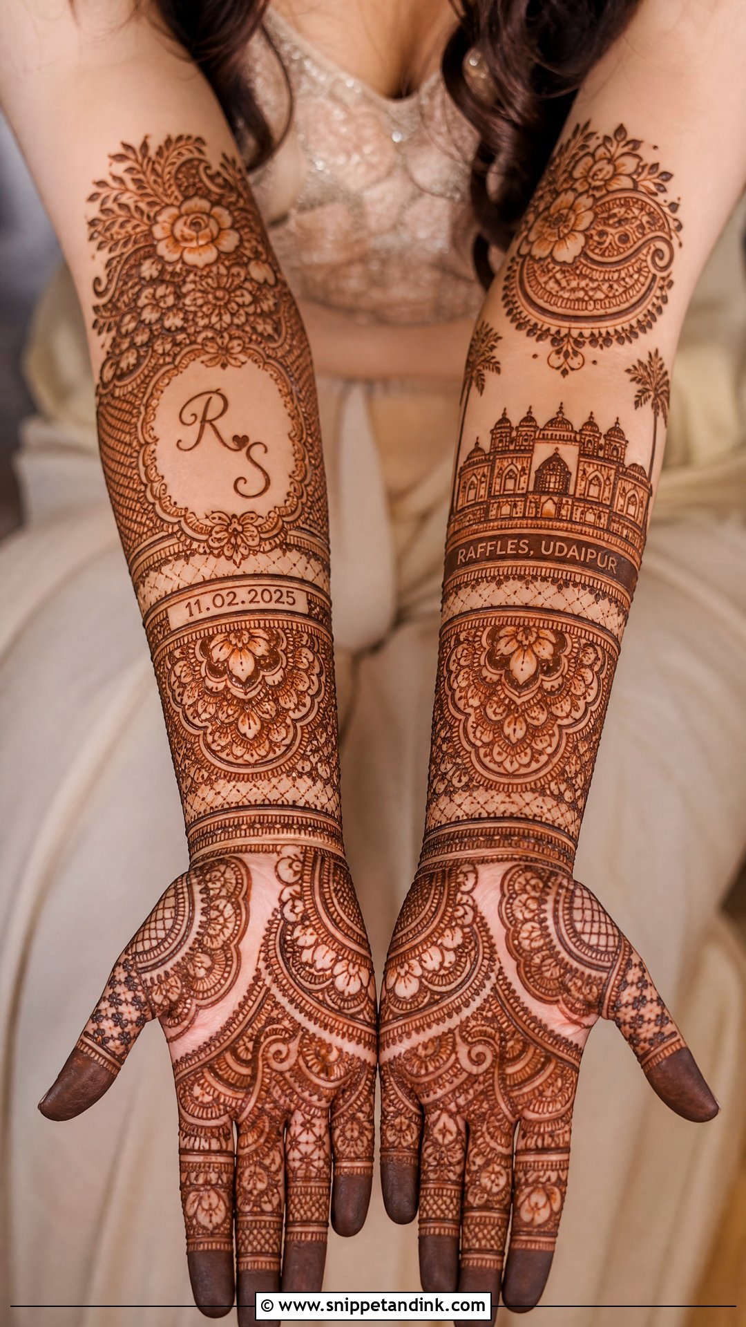 Personalized Bridal Mehndi Design - Snippet and Ink - 20 Bridal Unique Mehndi Design Ideas