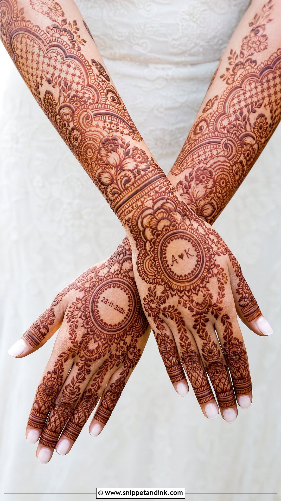 Personalized Bridal Mehndi Design Back Hand - Snippet and Ink - 20 Bridal Mehndi Designs for Back Hand