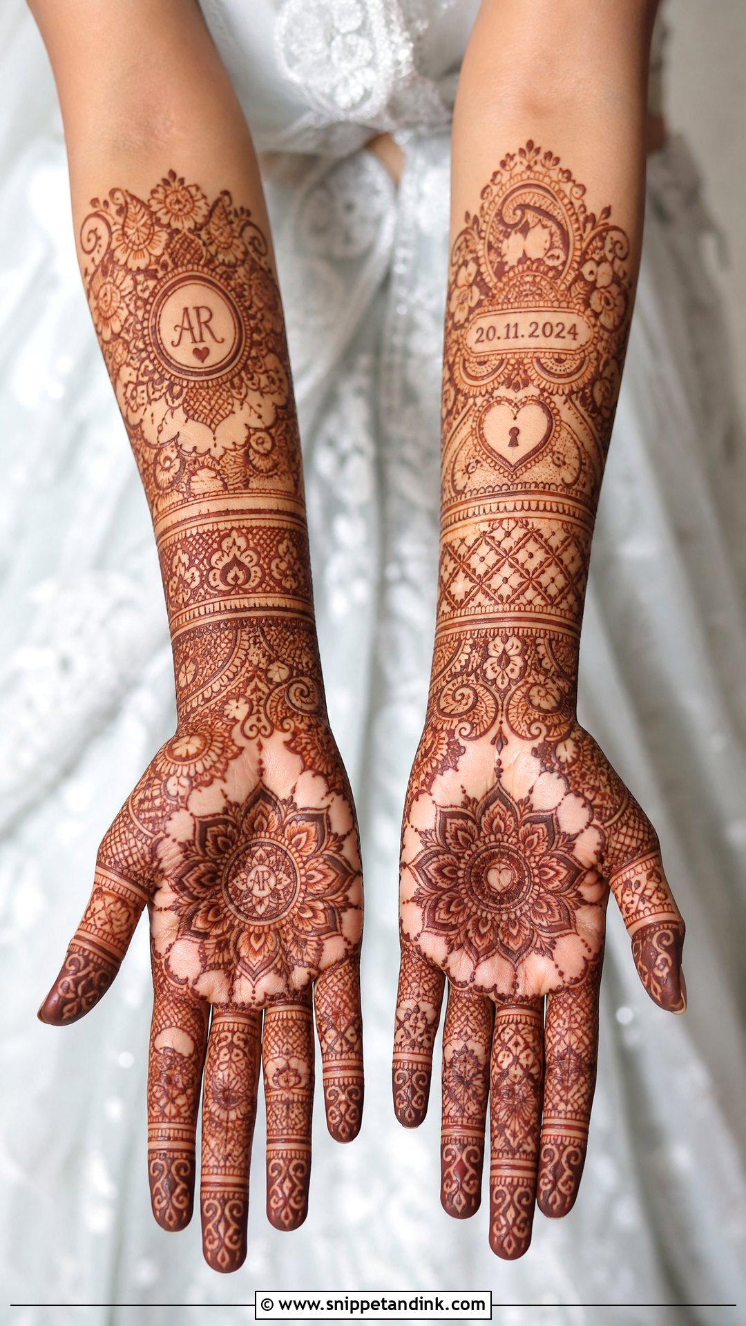 Personalized Bridal Mehndi - Snippet and Ink - 20 Indian Bridal Mehndi Designs Brides