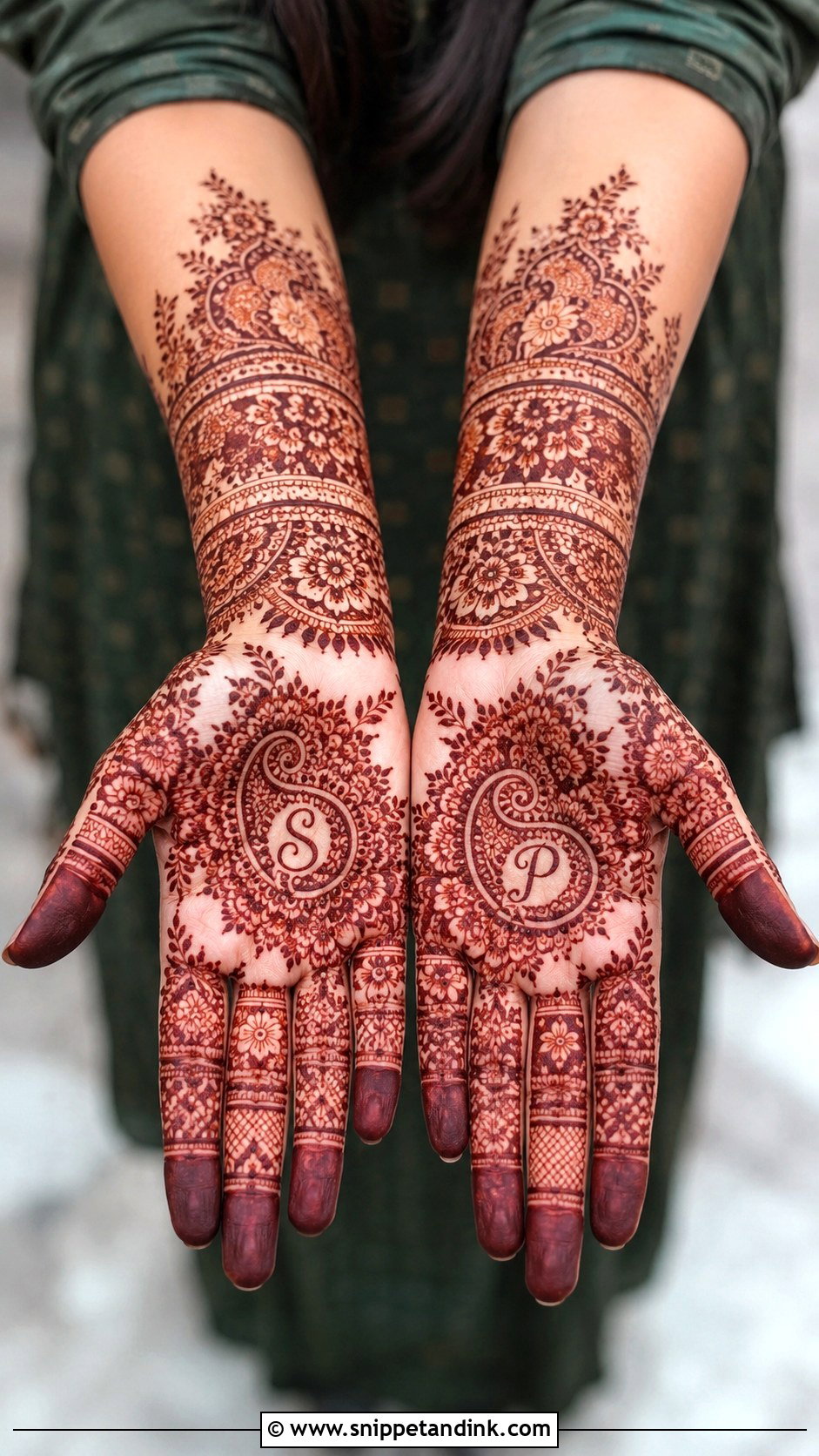 Personalized Name Mehndi - Snippet and Ink - 30 New Unique Mehndi Designs