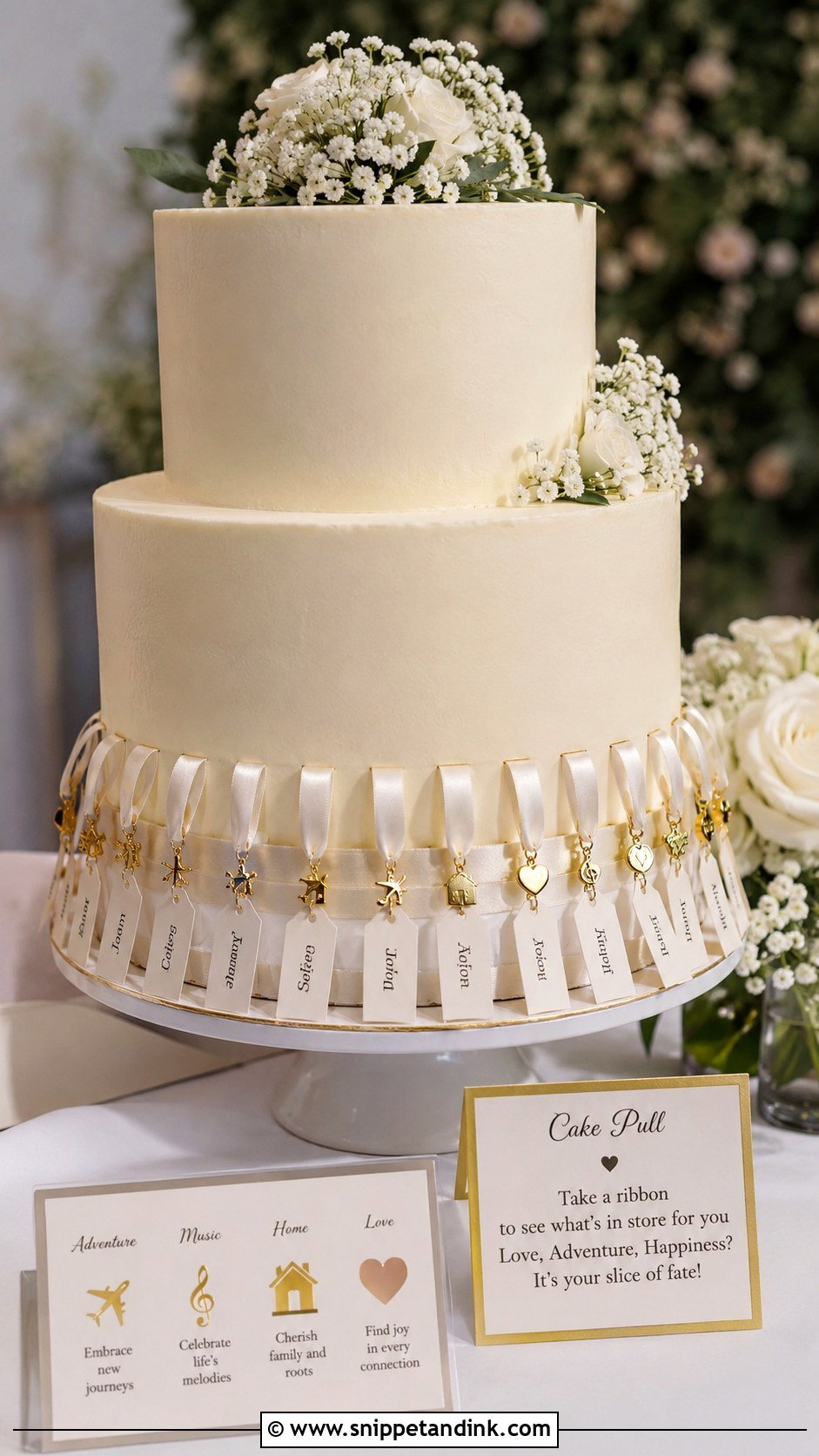 Personalized Wedding Cake Pull - Snippet and Ink - 20 Wedding Cake Pulls