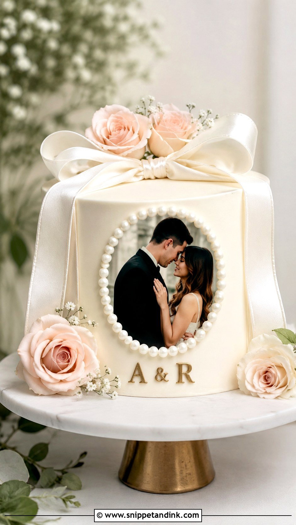 Photo Wedding Gift Cake - Snippet and Ink - 20 Gift Cake Design Ideas for Wedding