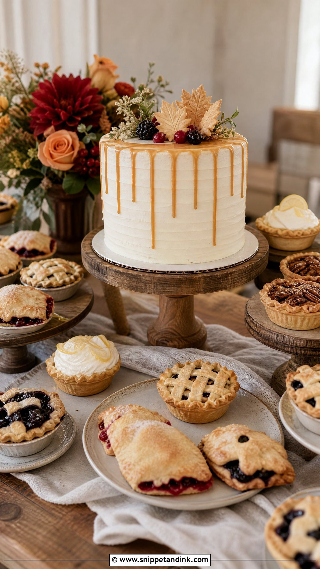 Pie Wedding Dessert Table - Snippet and Ink - 30 Wedding Dessert Table Ideas