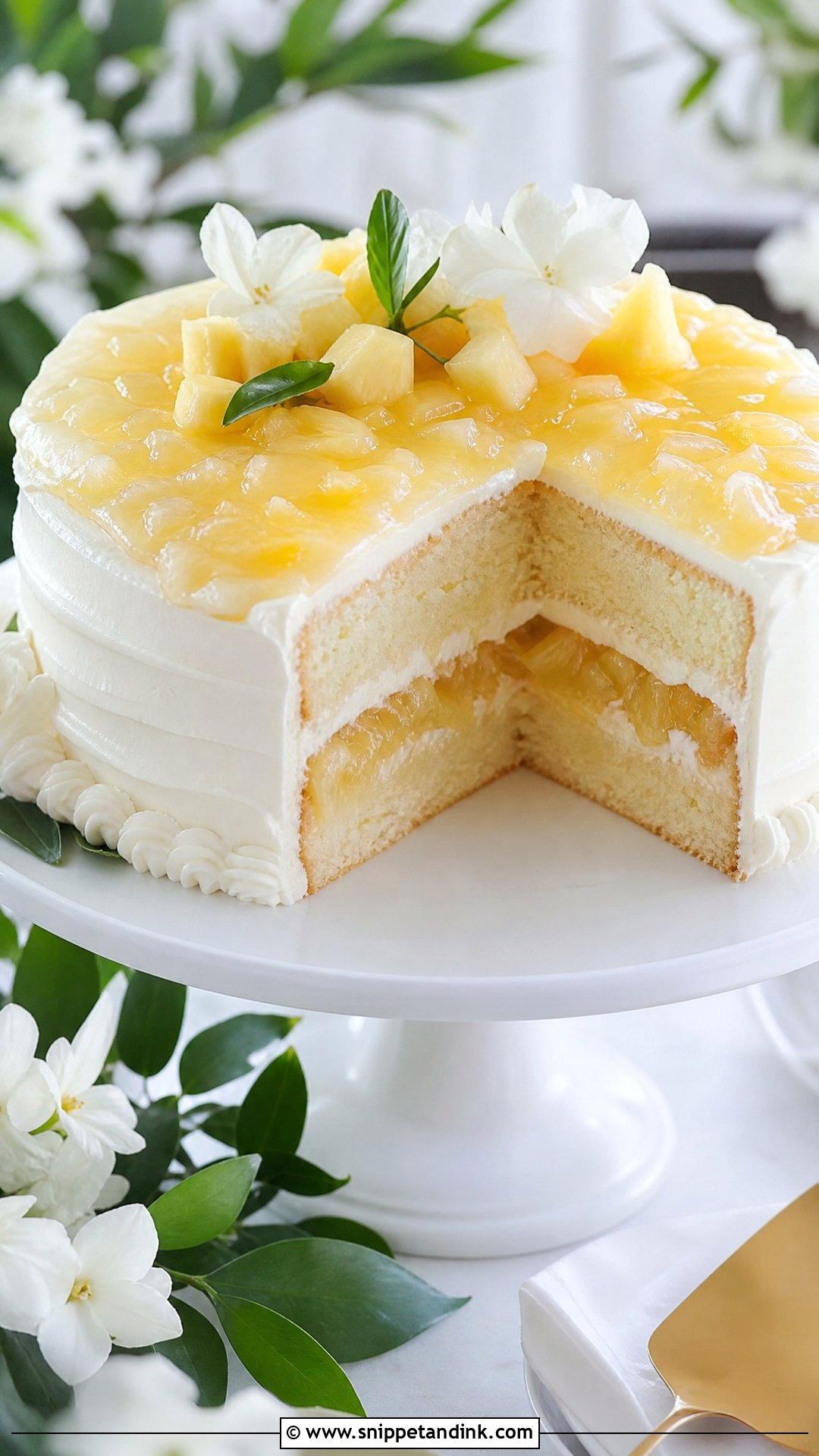 Pineapple Mexican Wedding Cake - Snippet and Ink - 20 Mexican Wedding Cakes