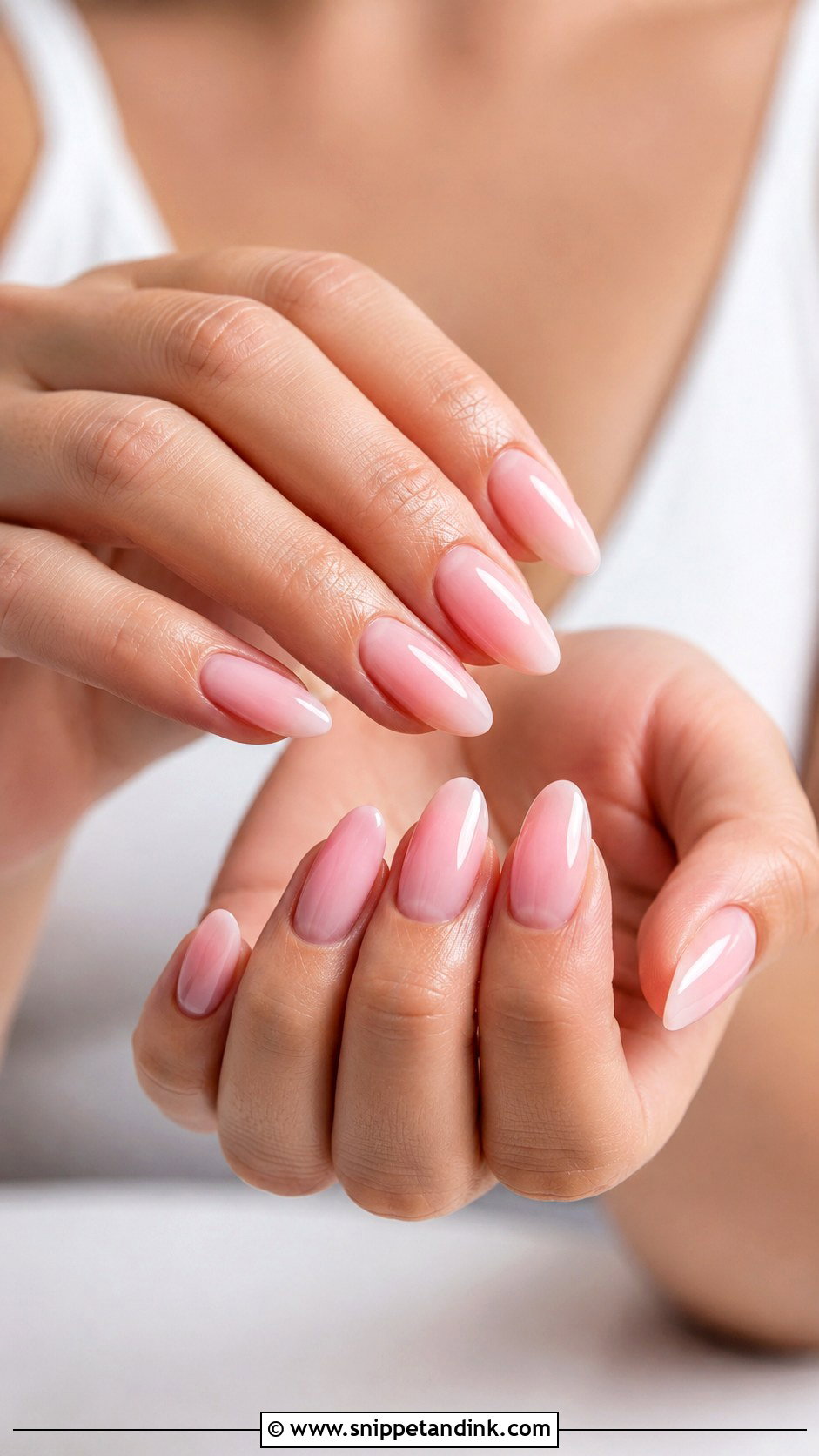 Pink Almond Wedding Nails - Snippet and Ink - 20 Almond Shape Wedding Nails